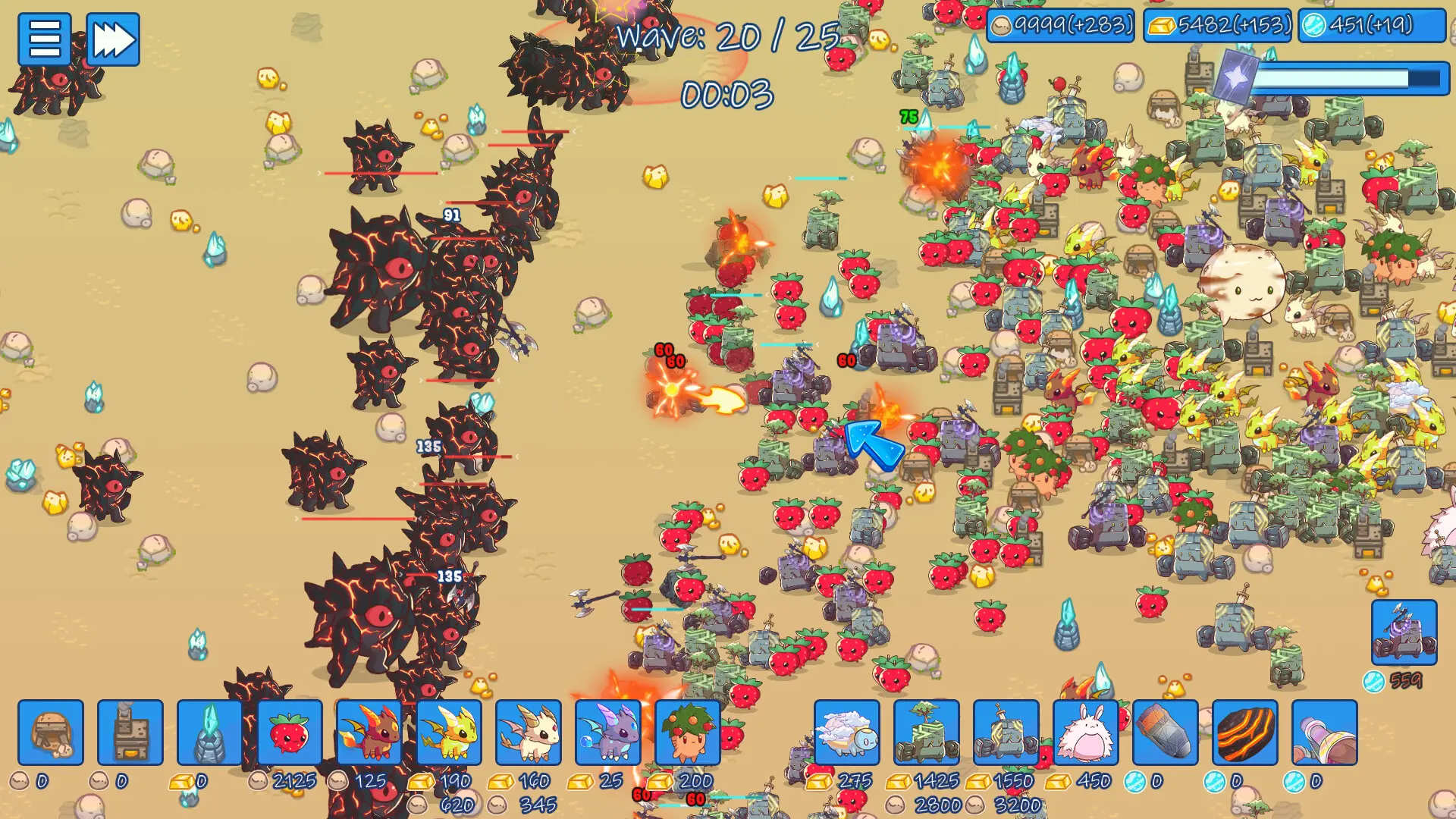 银河塔防：地球/Milky Way TD SURVIVORS AUTOBATTLER RTS 游戏截图
