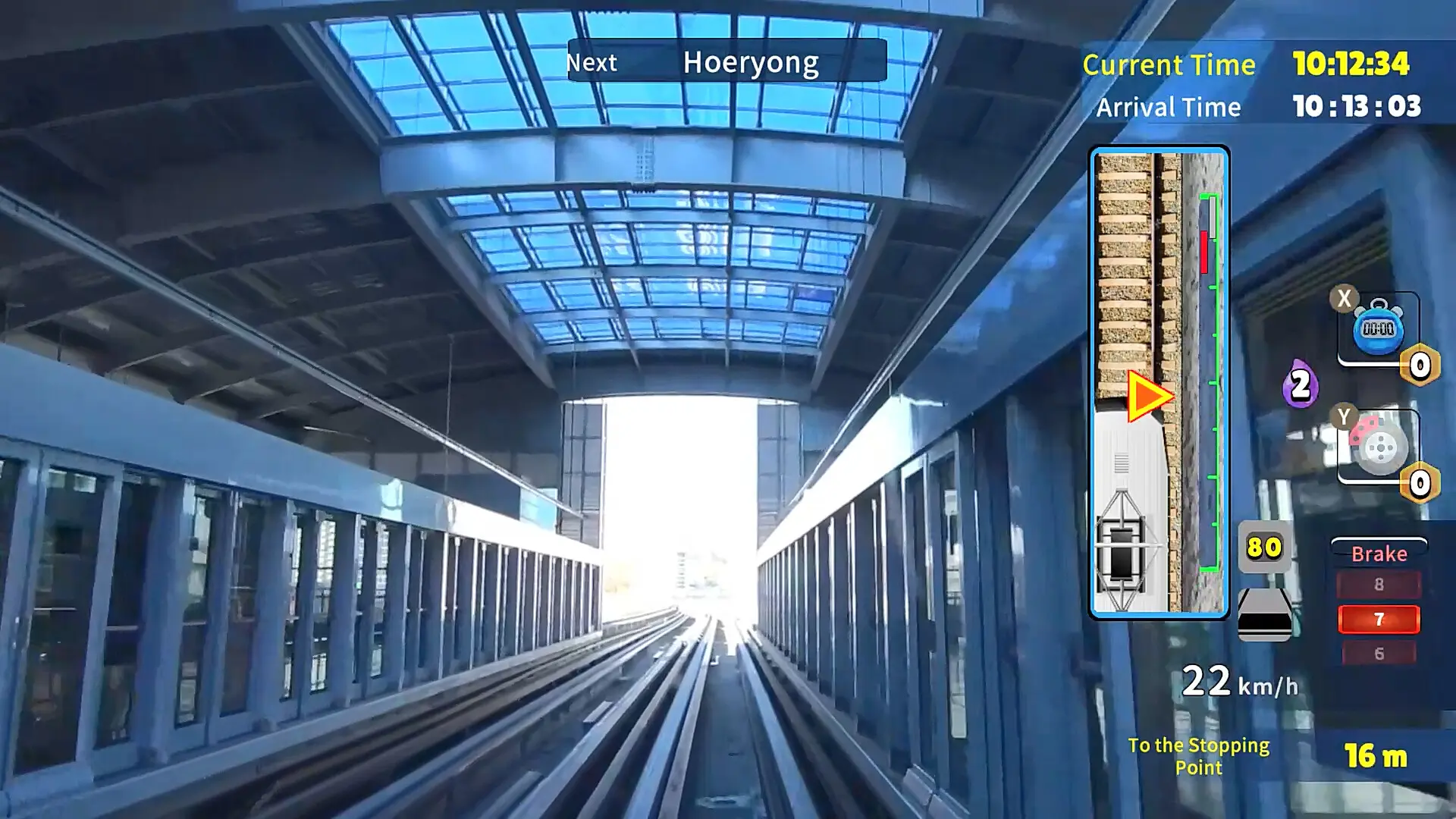 韩国轨道驾驶之旅:轻轨乌镇部/Korean Rail Driving Tour-LRT Uijeongbu 游戏截图