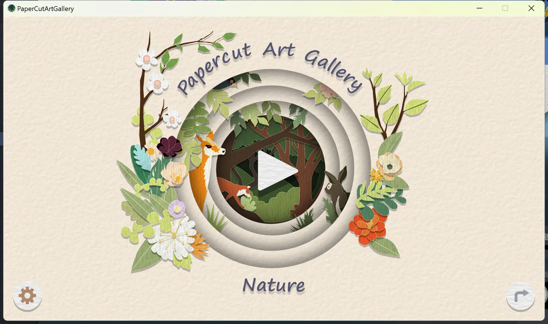 剪纸美术馆-自然/Papercut Art Gallery-Nature 游戏截图