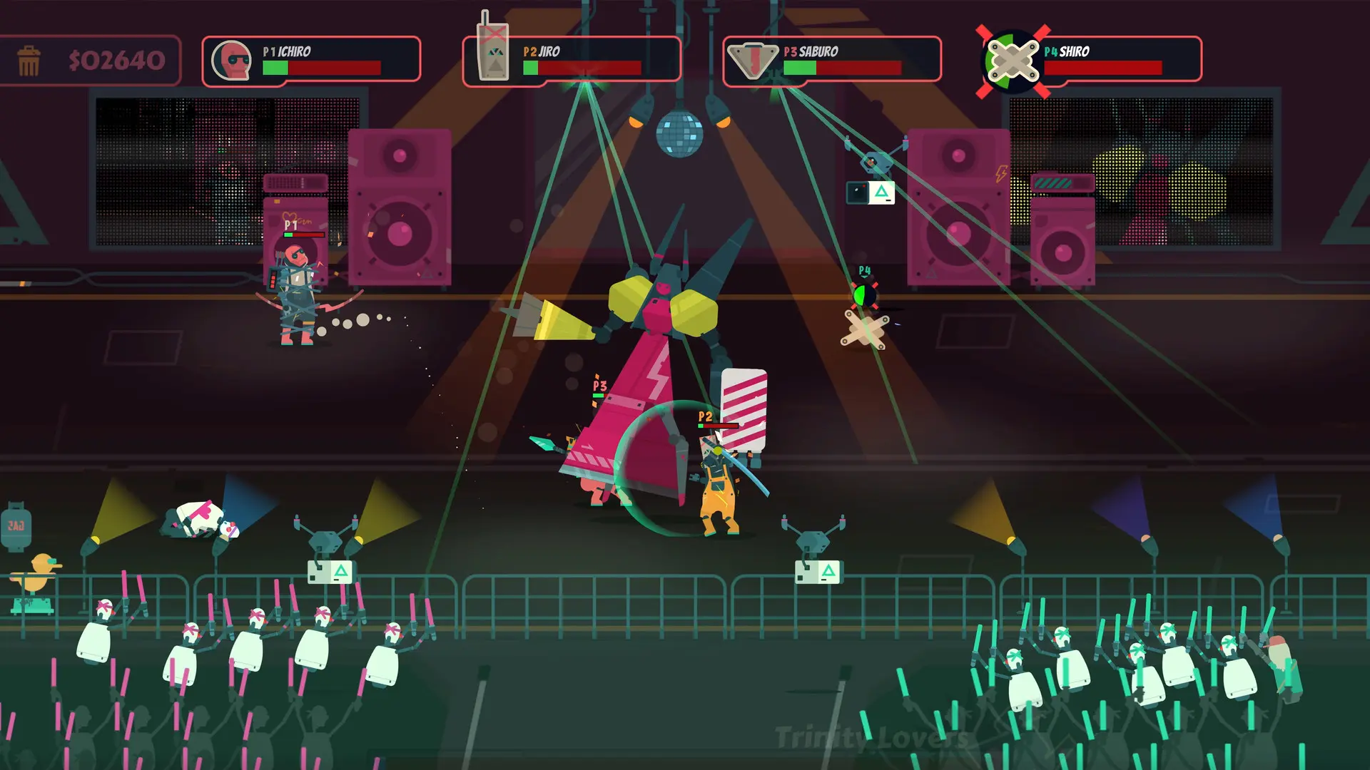 像素垃圾/PixelJunk Scrappers 游戏截图