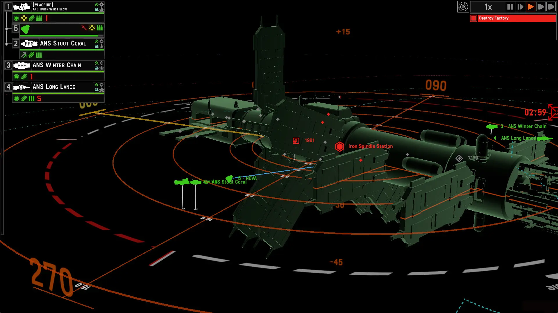 星云：战舰指挥官/NEBULOUS: Fleet Command 游戏截图
