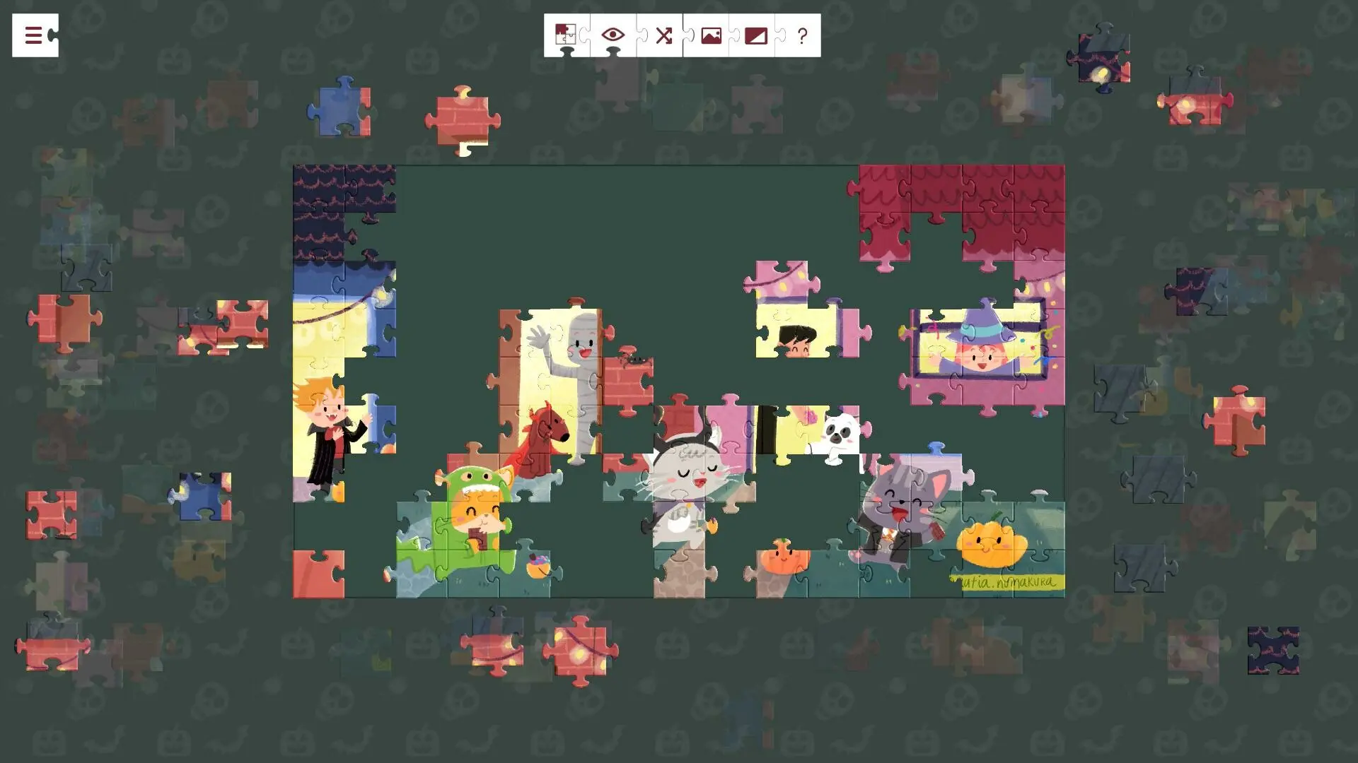 好友在万圣节/Buddy and Friends on Halloween 游戏截图