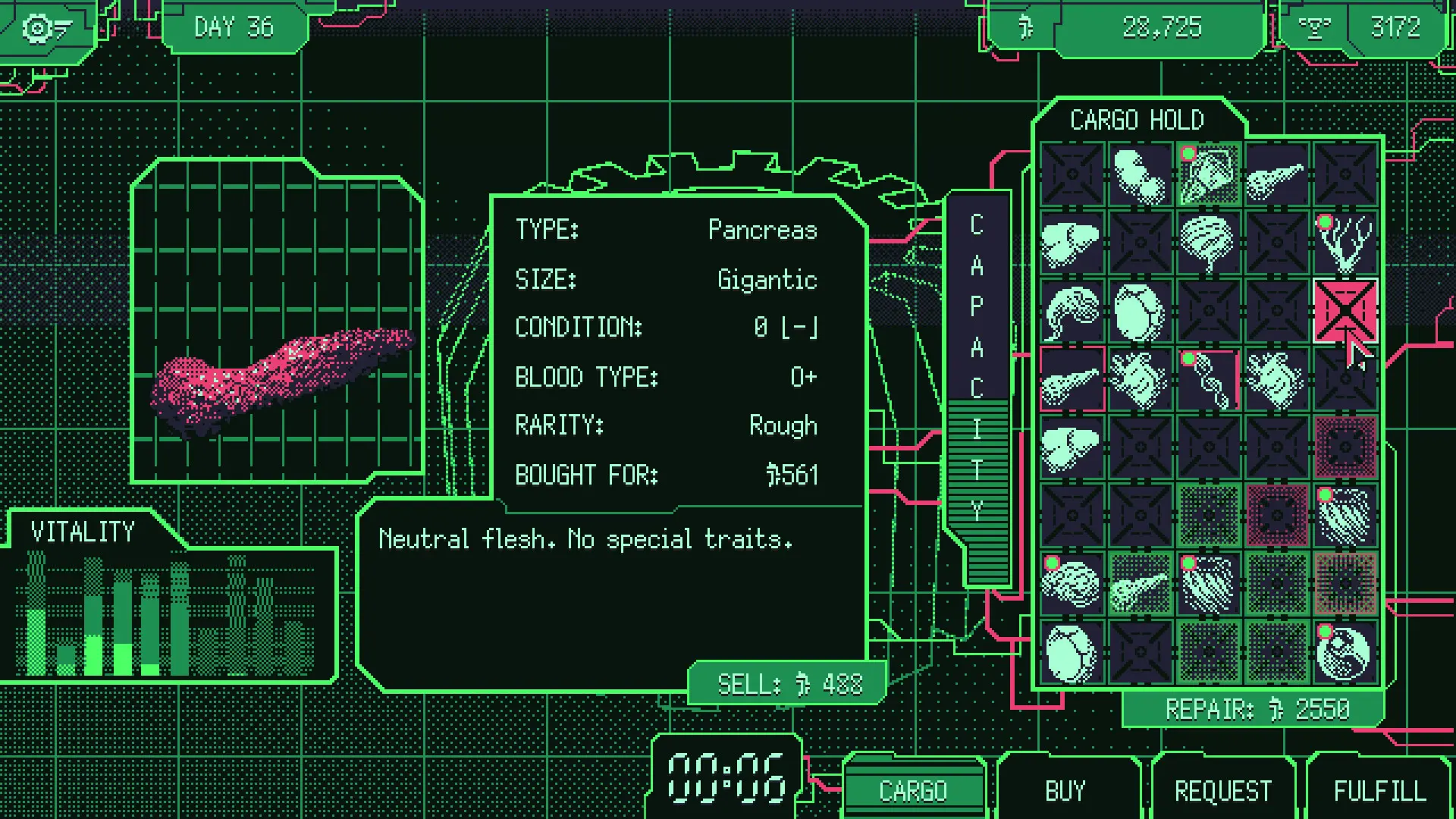 太空军阀器官交易模拟/Space Warlord Organ Trading Simulator 游戏截图