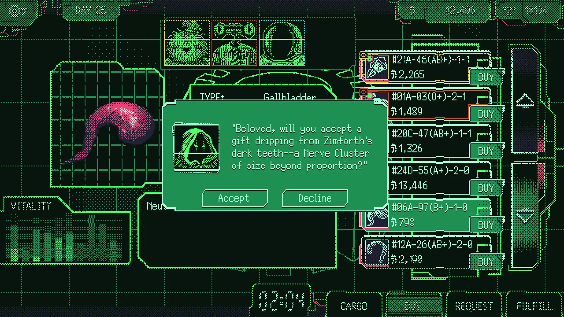 太空军阀器官交易模拟/Space Warlord Organ Trading Simulator 游戏截图
