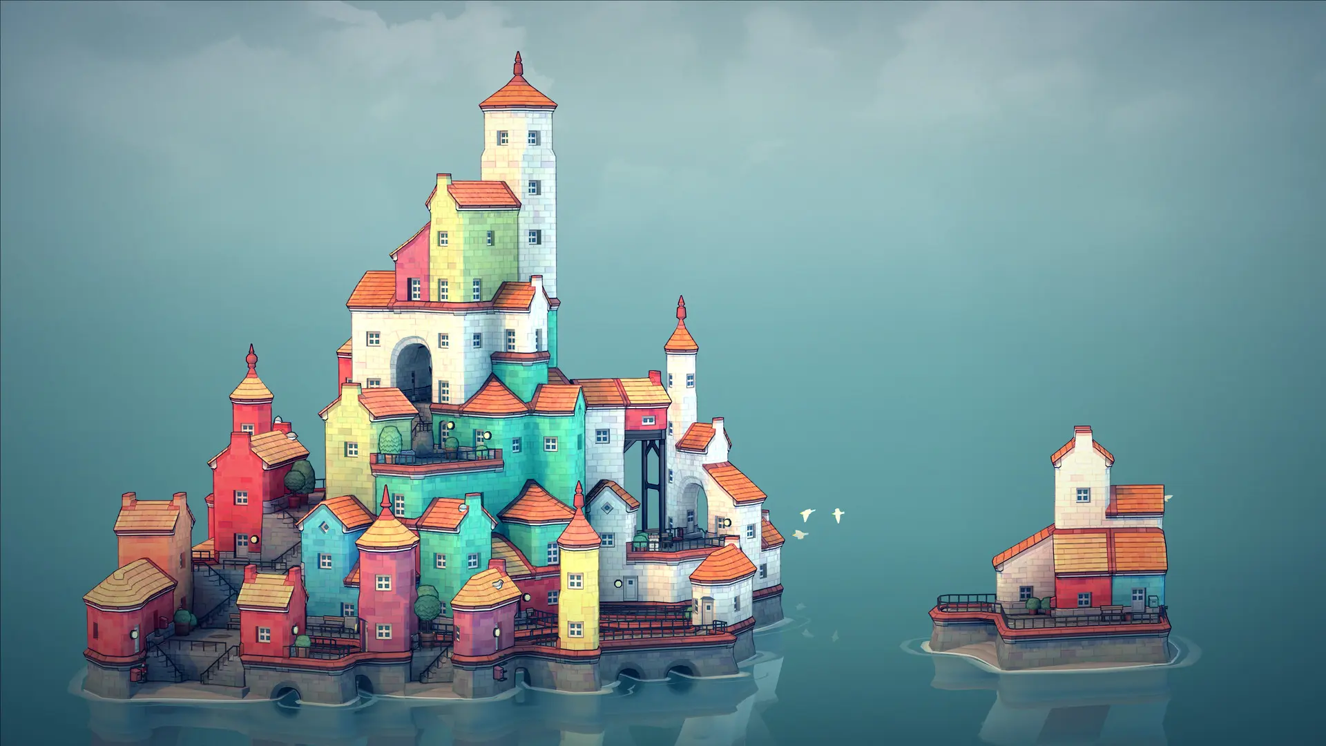 城景/城镇叠叠乐/城市景观/Townscaper 游戏截图