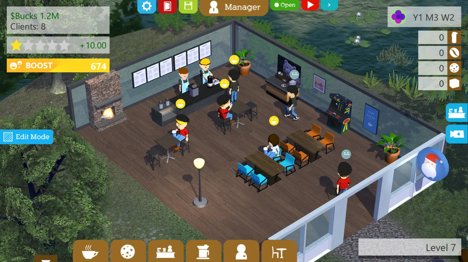 咖啡店大咖/Coffee Shop Tycoon 游戏截图