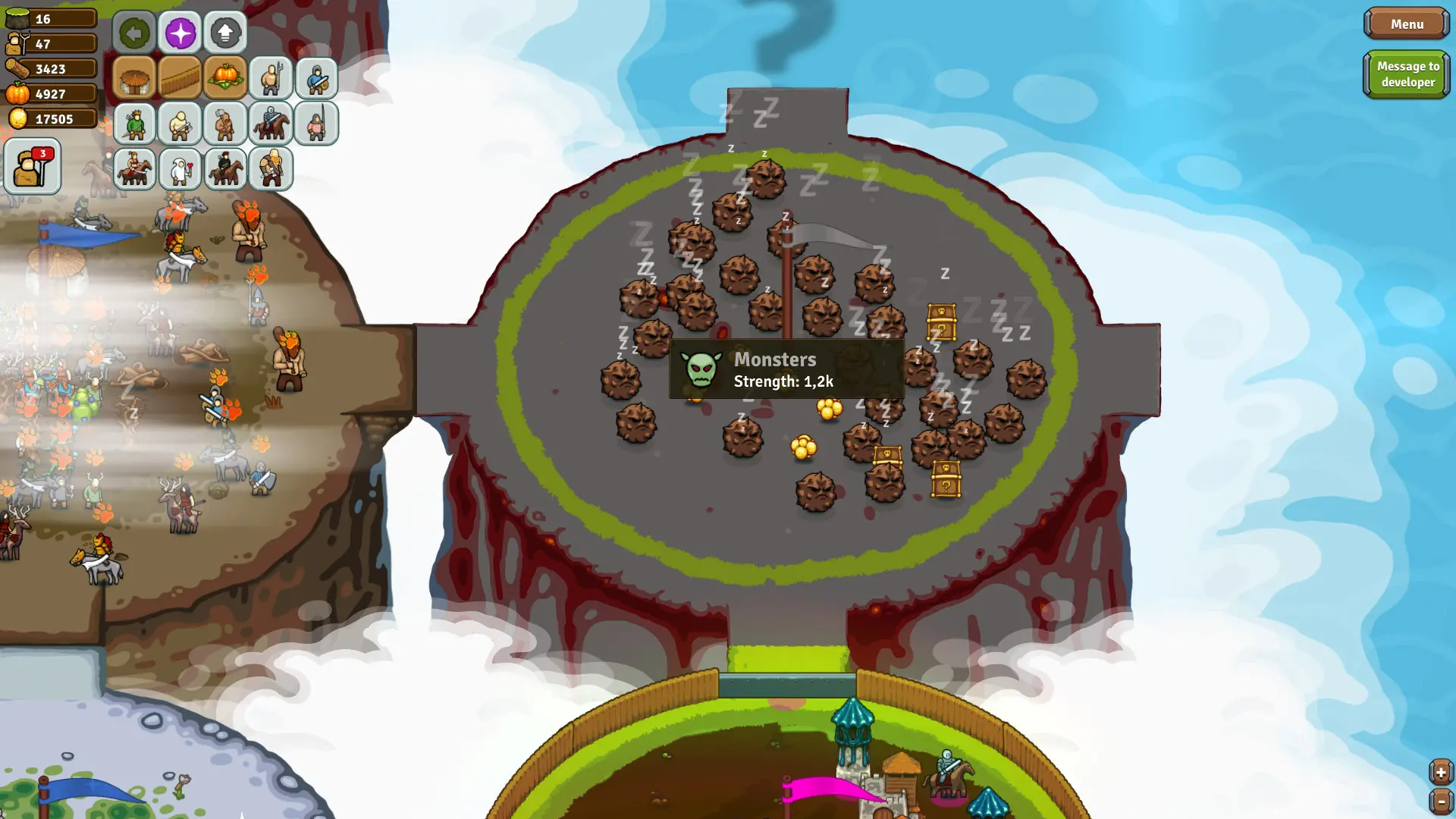 环形帝国竞争者/环形帝国对决/帝国战争循环圈/Circle Empires Rivals 游戏截图