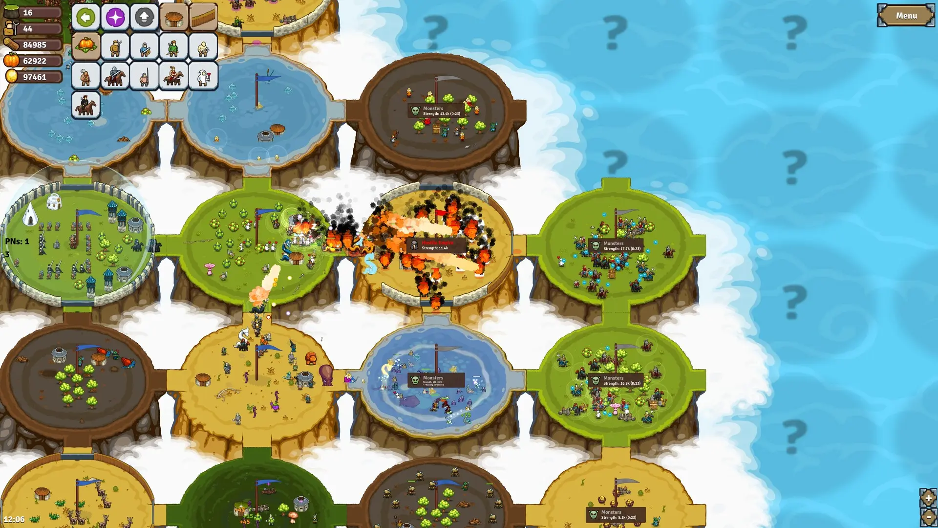 环形帝国竞争者/环形帝国对决/帝国战争循环圈/Circle Empires Rivals 游戏截图
