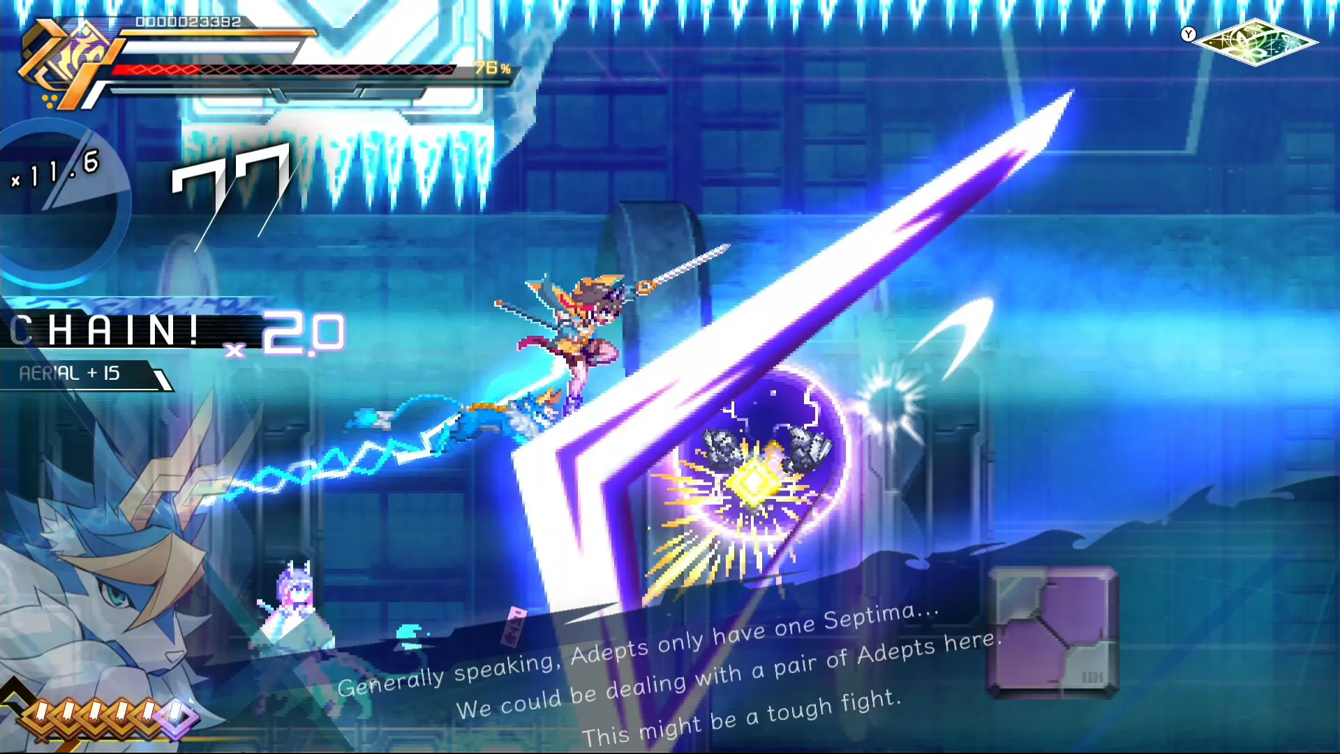 苍蓝雷霆3/Azure Striker GUNVOLT 3 游戏截图