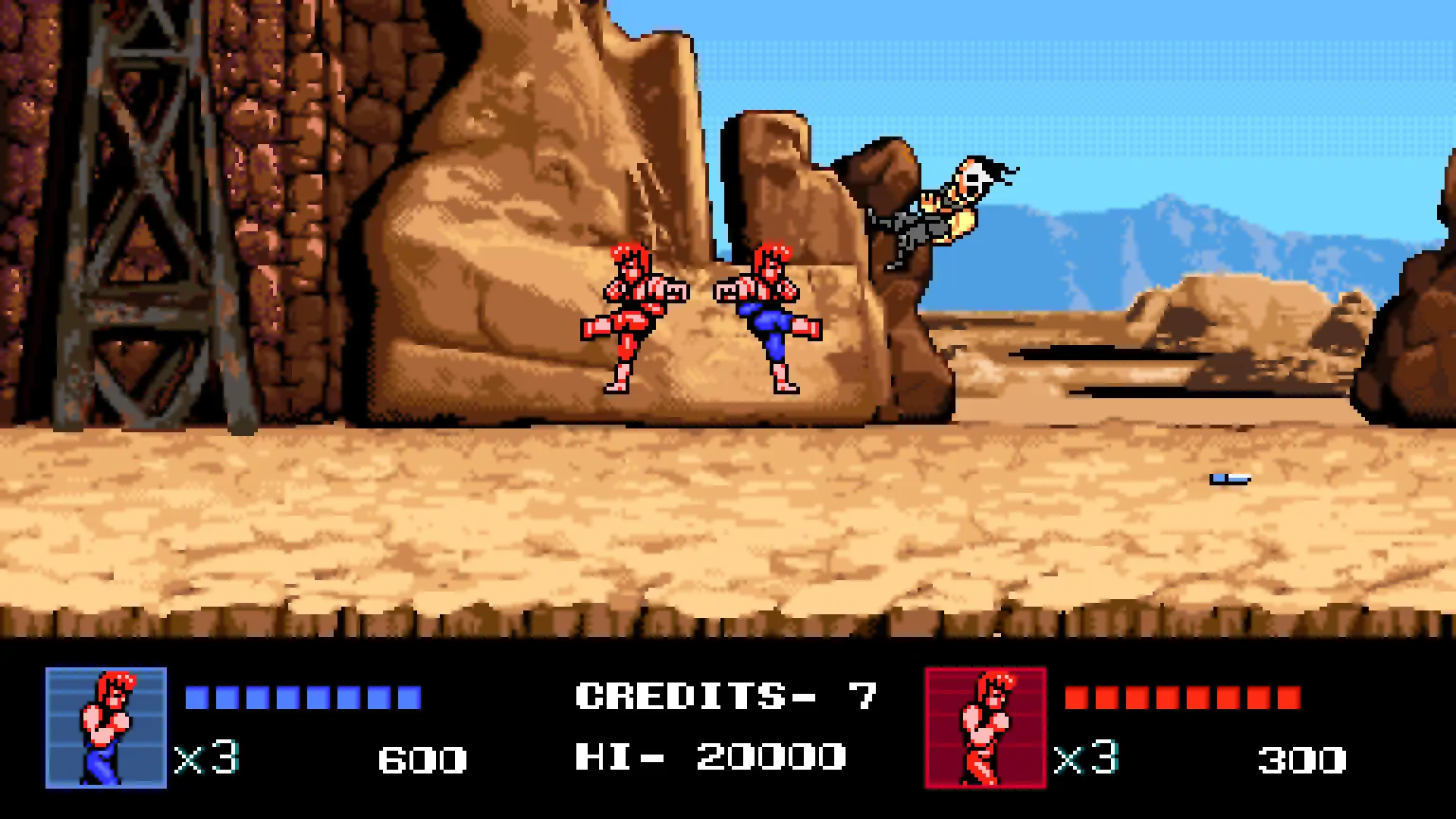 双截龙4/Double Dragon IV 游戏截图