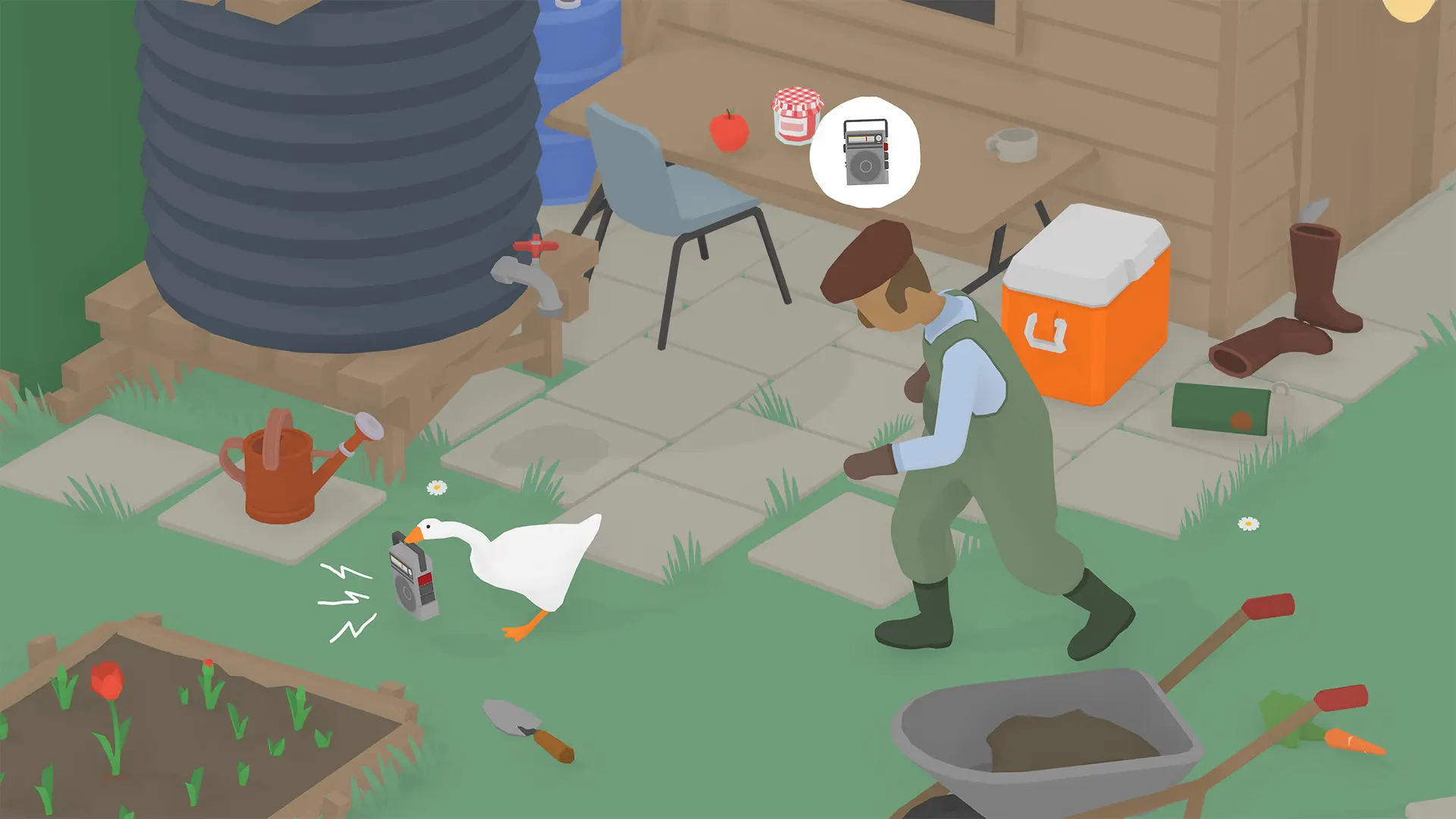 捣蛋鹅/无题大鹅模拟/Untitled Goose Game 游戏截图