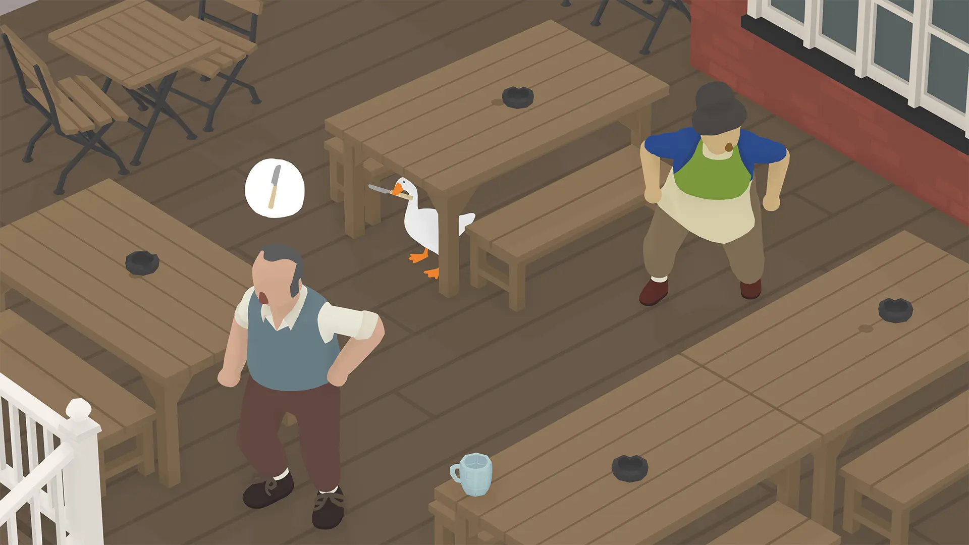 捣蛋鹅/无题大鹅模拟/Untitled Goose Game 游戏截图