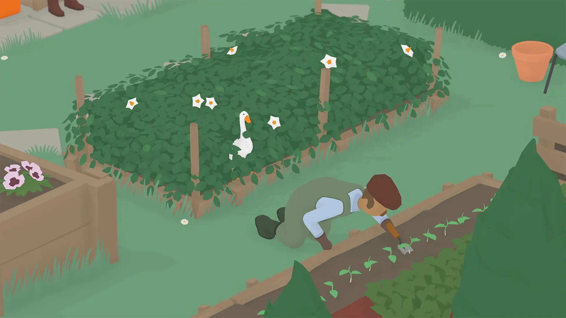 捣蛋鹅/无题大鹅模拟/Untitled Goose Game 游戏截图