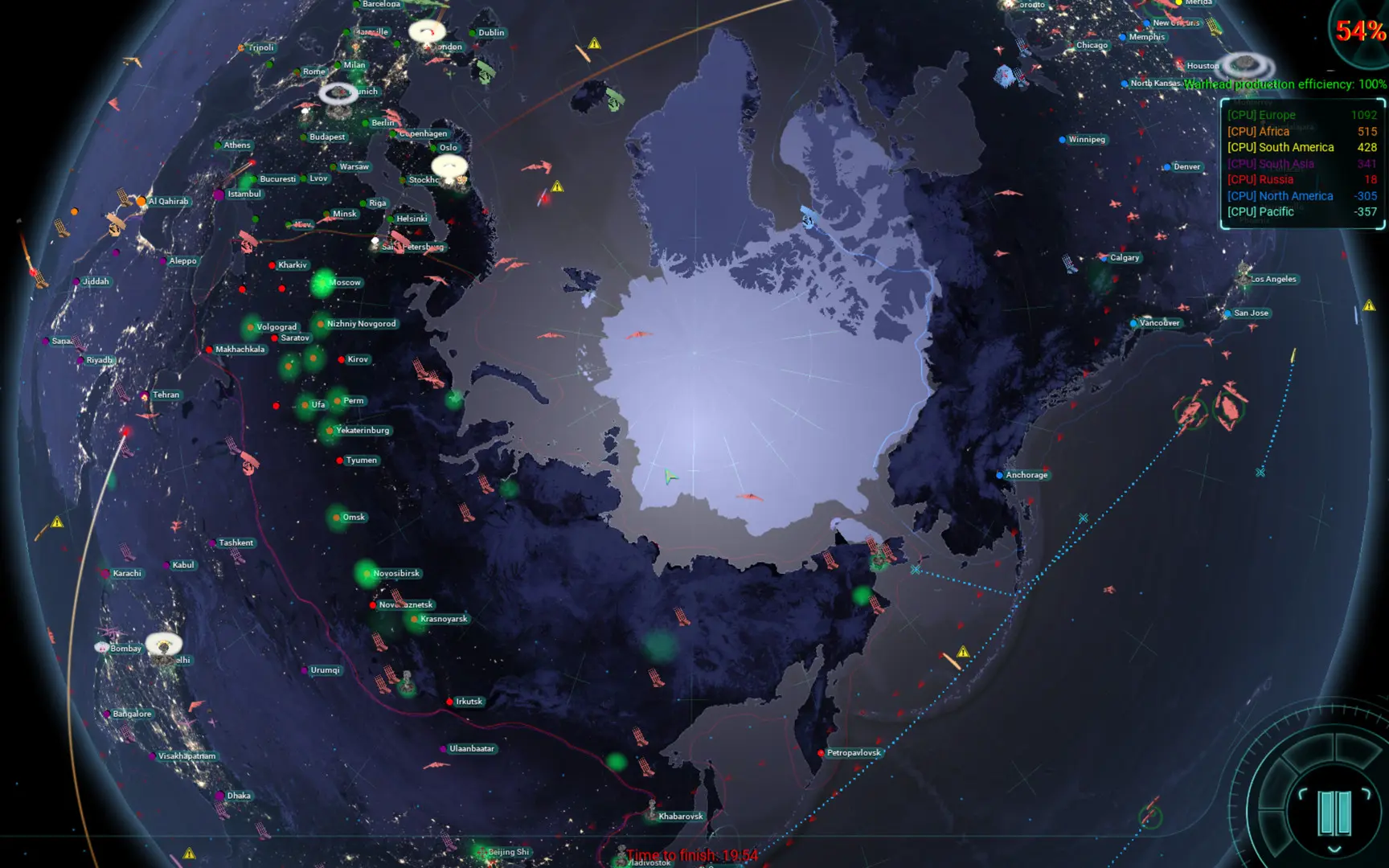 洲际弹道导弹/ICBM 游戏截图
