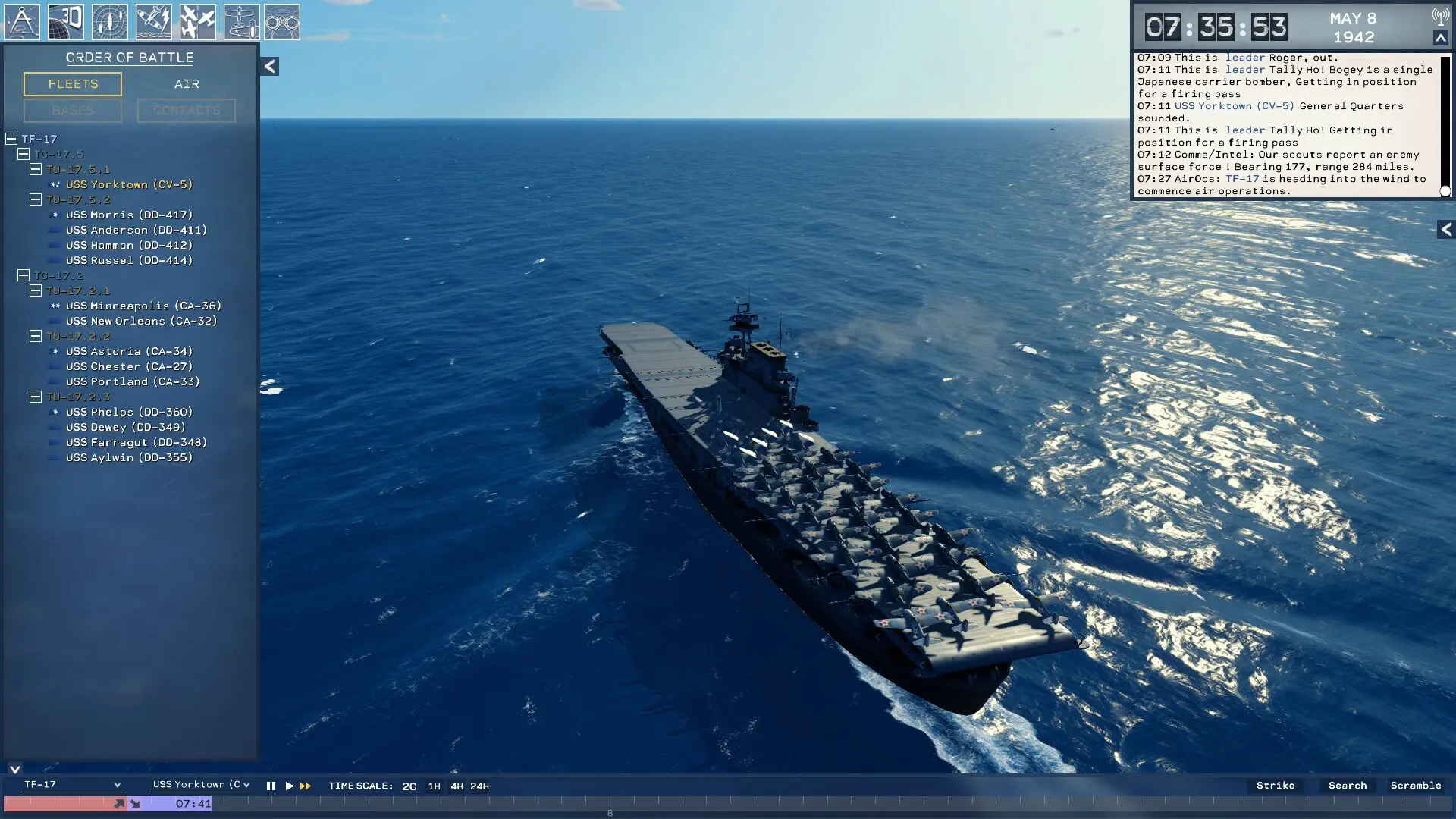 特遣舰队上将:第一卷 - 美国航母战役/Task Force Admiral - Vol.1: American Carrier Battles 游戏截图