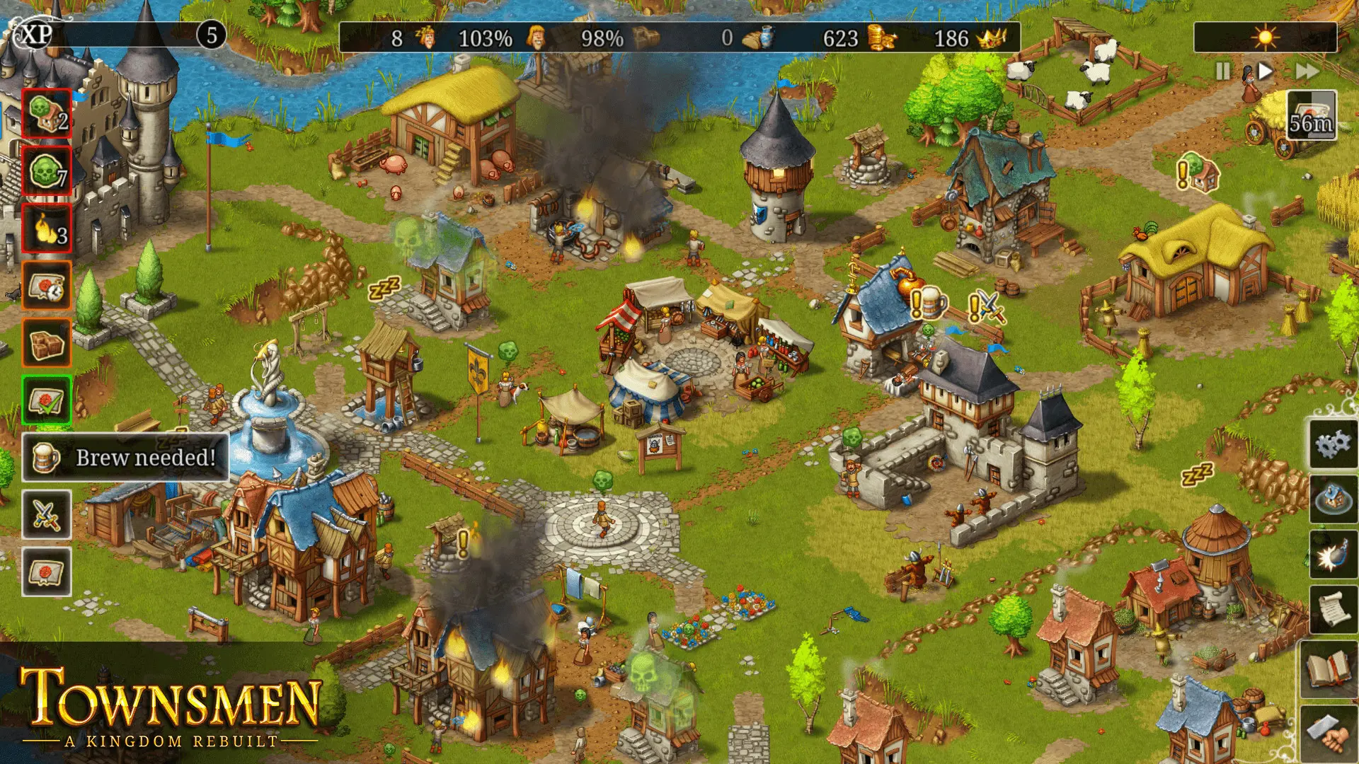 家园：重建王国/Townsmen - A Kingdom Rebuilt 游戏截图
