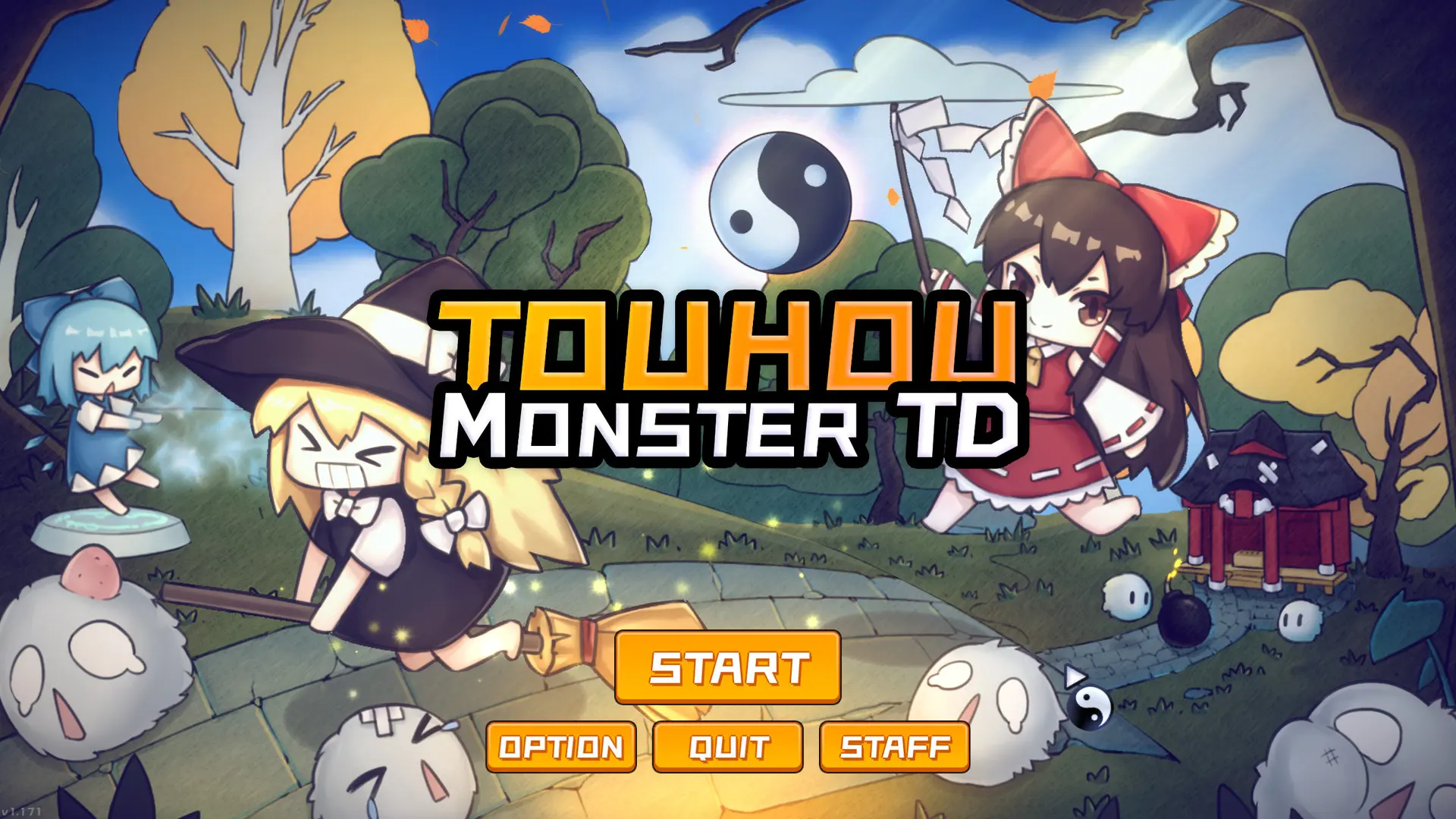 幻想乡妖怪塔防/Touhou Monster TD 游戏截图