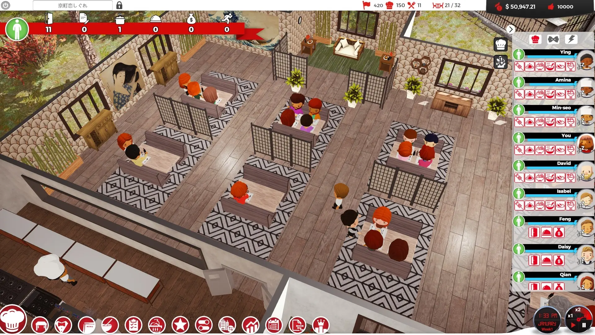 厨师：餐厅大亨/大厨：东亚菜肴/Chef: A Restaurant Tycoon Game 游戏截图