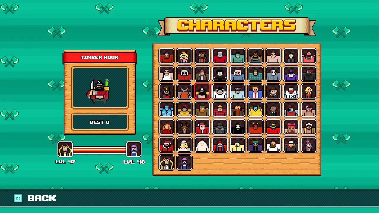 疯狂伐木工VS/Timberman VS 游戏截图