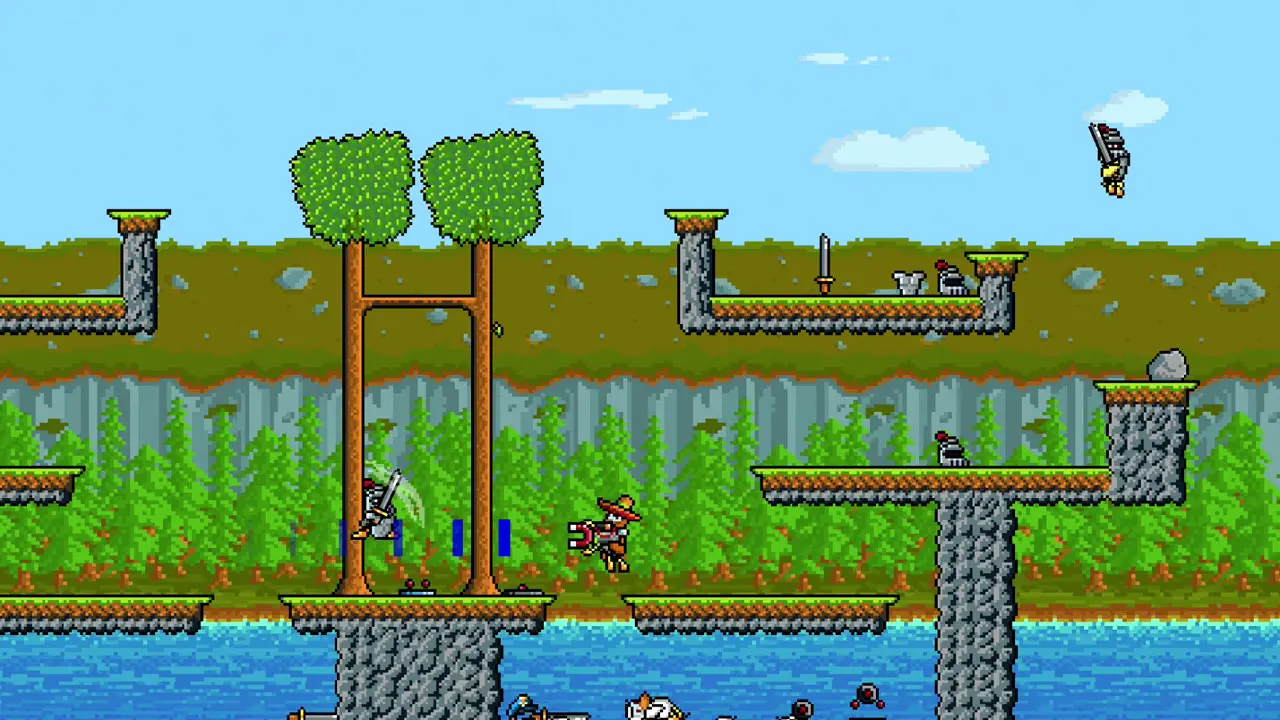 鸭王争霸赛/Duck Game/支持网络联机 游戏截图