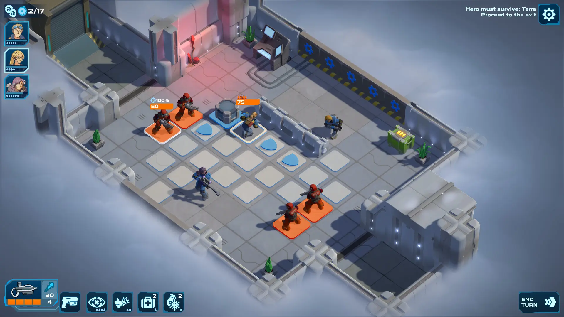 Spaceland: Sci-Fi Indie Tactics 游戏截图