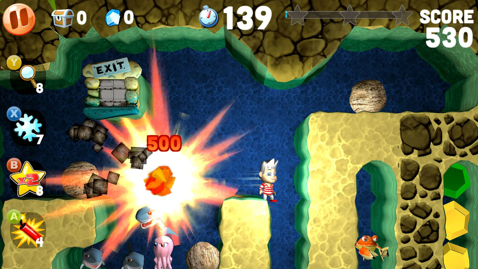 巨石冲刺：豪华版/Boulder Dash Deluxe 游戏截图