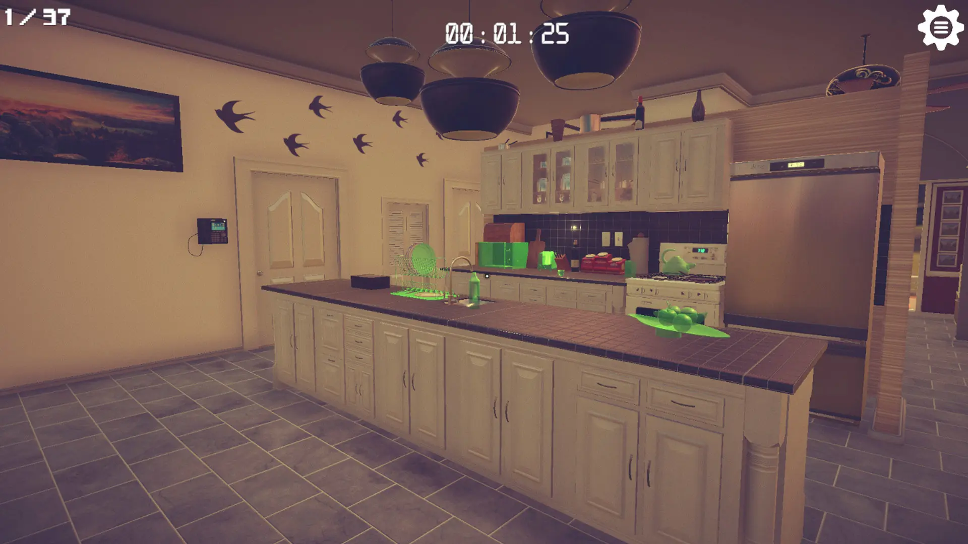 3D拼图:现代住宅/3D PUZZLE - Modern House 游戏截图