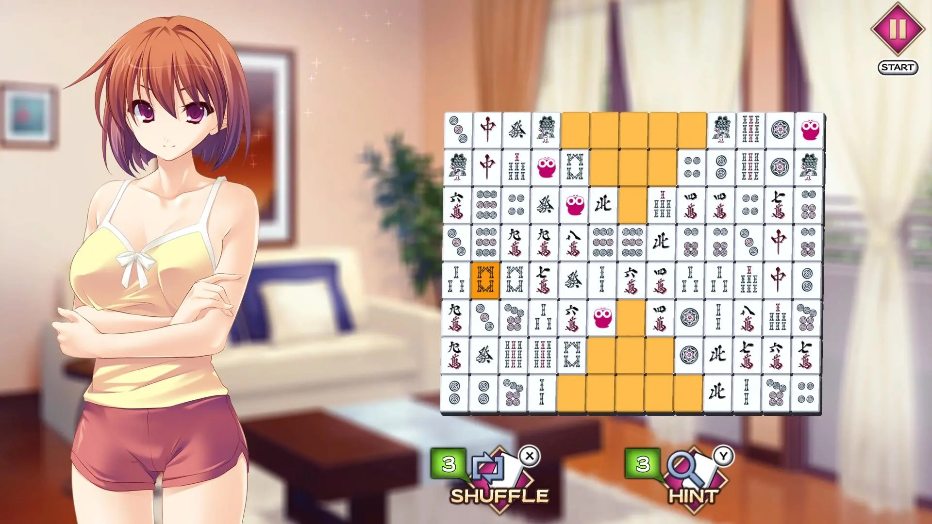 美女牌河四川/Pretty Girls Rivers (Shisen-Sho) 游戏截图
