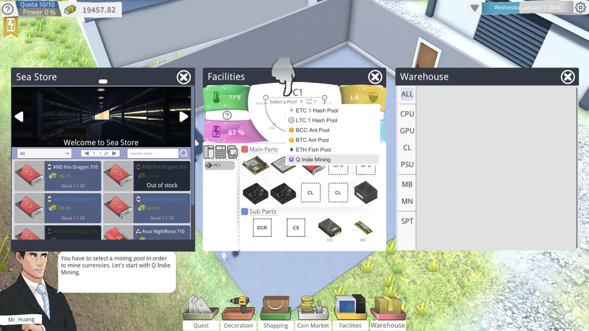 比特币大亨：挖矿模拟/Bitcoin Tycoon - Mining Simulation Game 游戏截图
