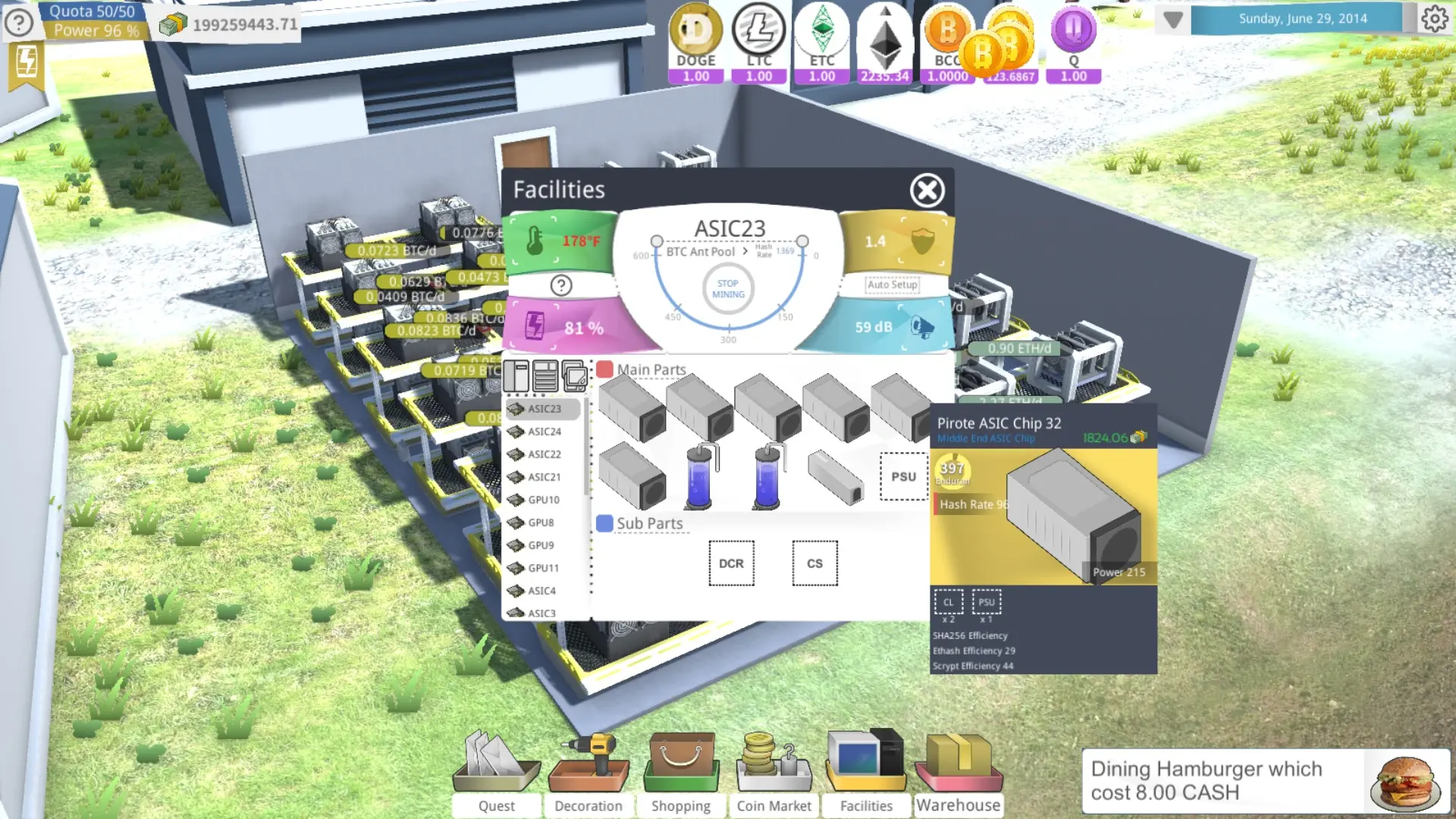 比特币大亨：挖矿模拟/Bitcoin Tycoon - Mining Simulation Game 游戏截图