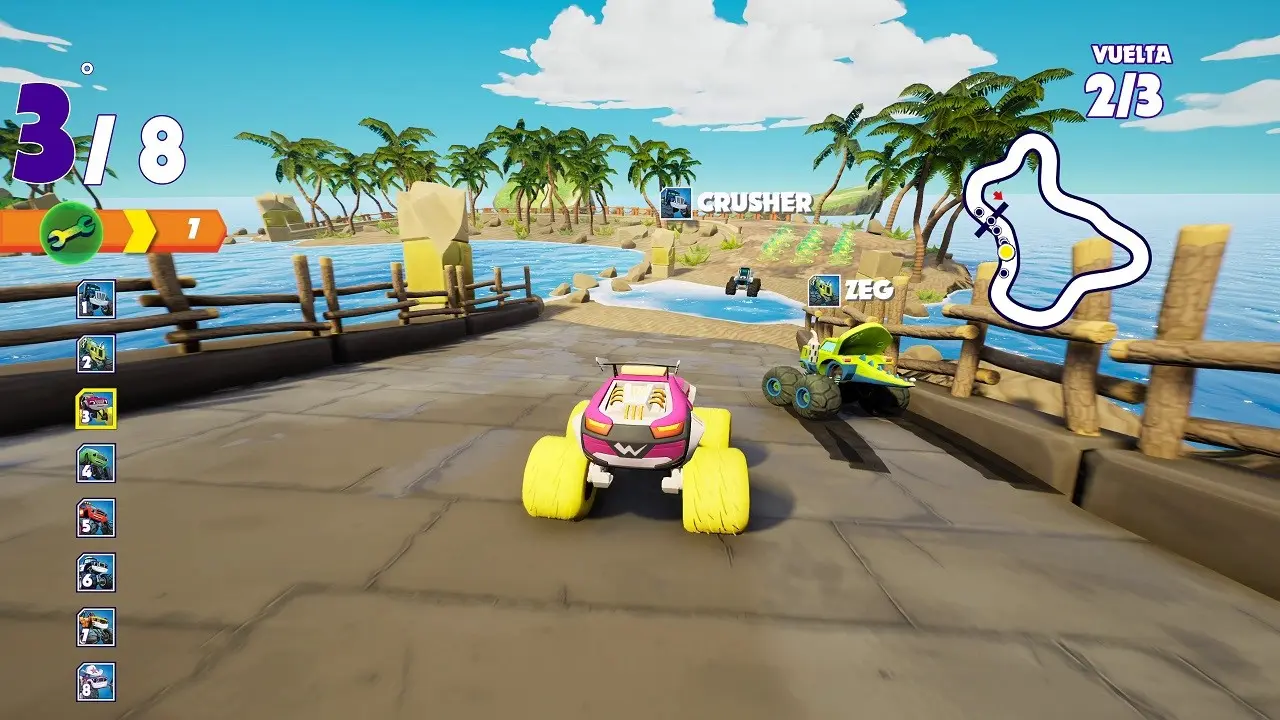 旋风战车队: 速度城赛车/布莱泽与怪物城赛车手/Blaze and the Monster Machines: Axle City Racers 游戏截图