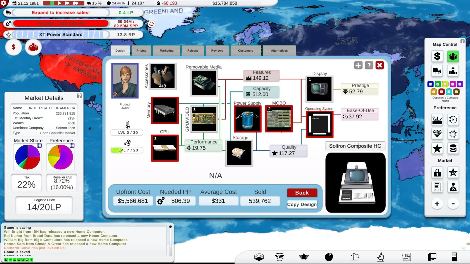 电脑大亨/Computer Tycoon 游戏截图