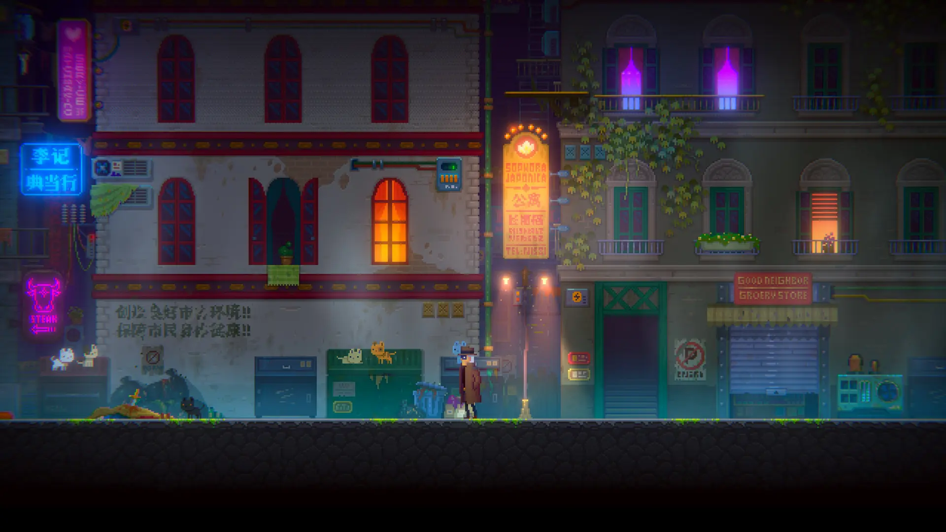 迷雾侦探/Tales of the Neon Sea 游戏截图
