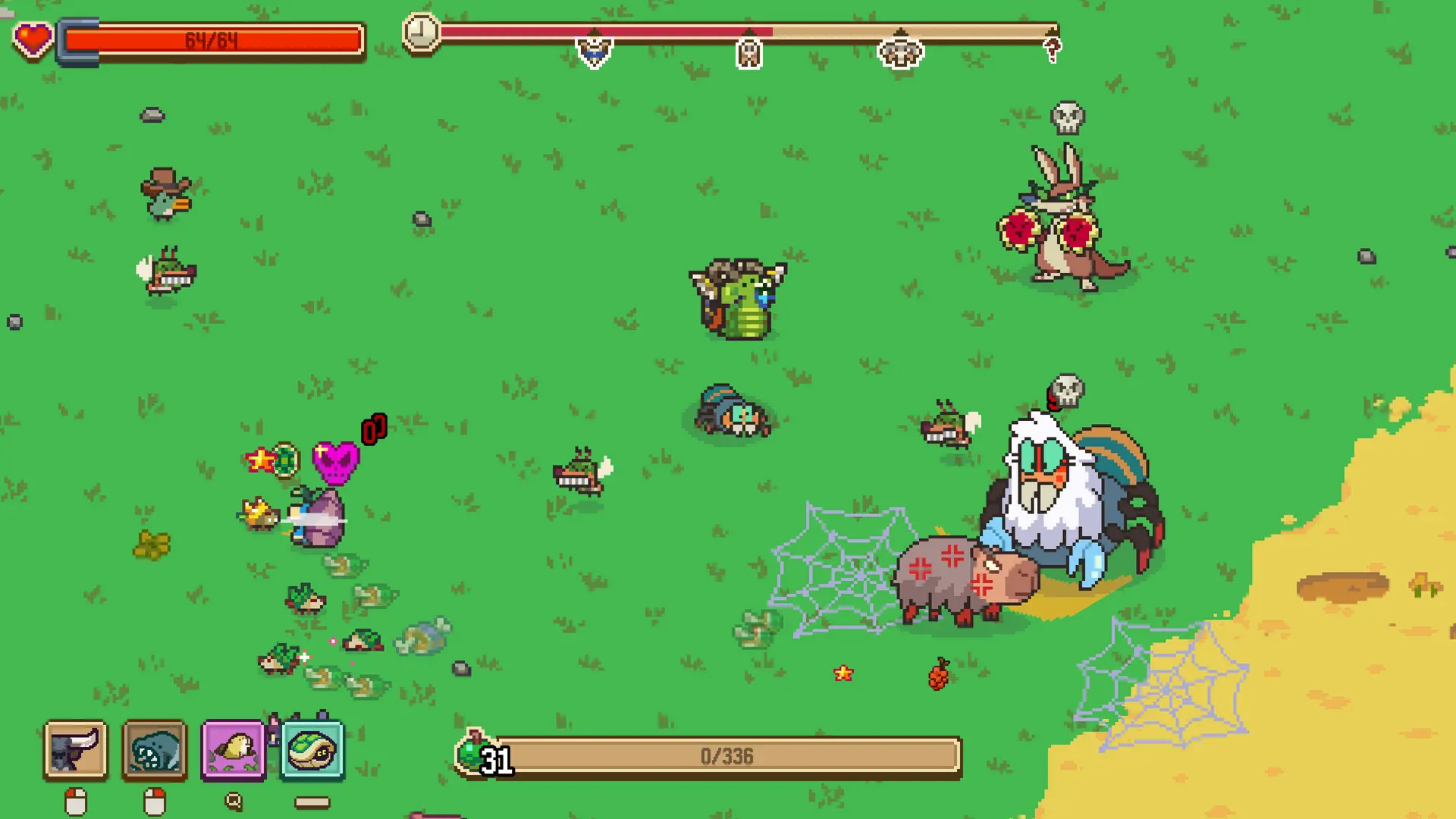 万物皆可蟹:动物进化/Everything is Crab: The Animal Evolution Roguelite 游戏截图