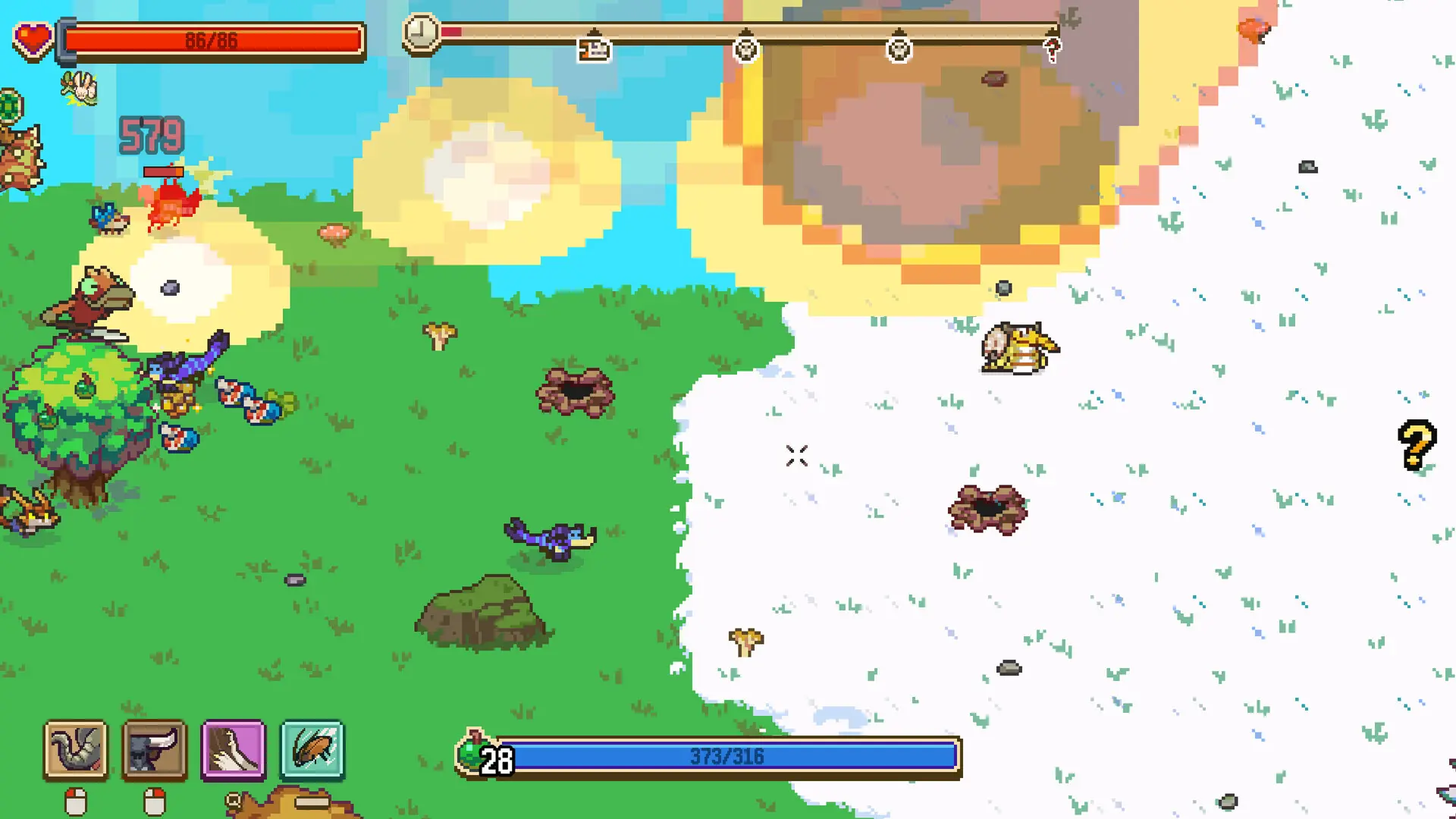 万物皆可蟹:动物进化/Everything is Crab: The Animal Evolution Roguelite 游戏截图