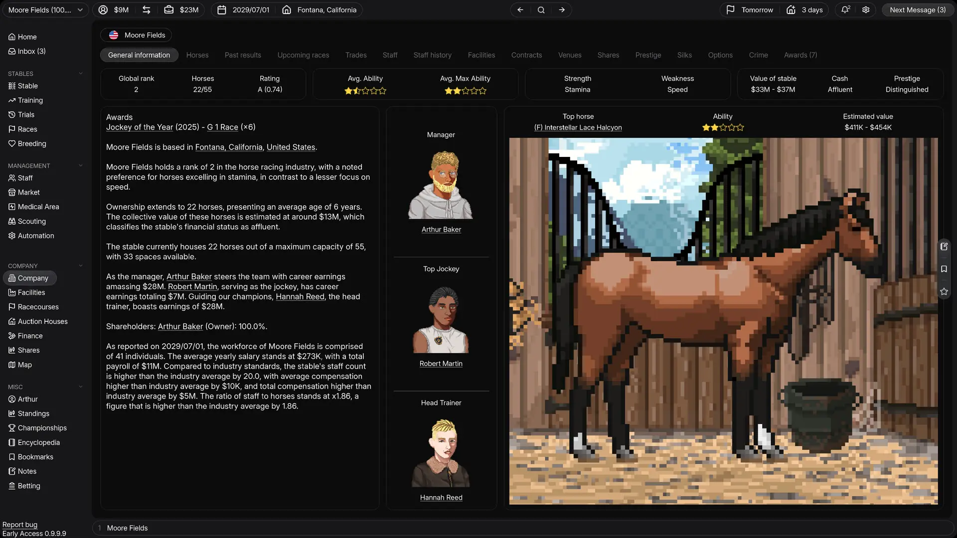 赛马经理/Horse Racing Manager 游戏截图
