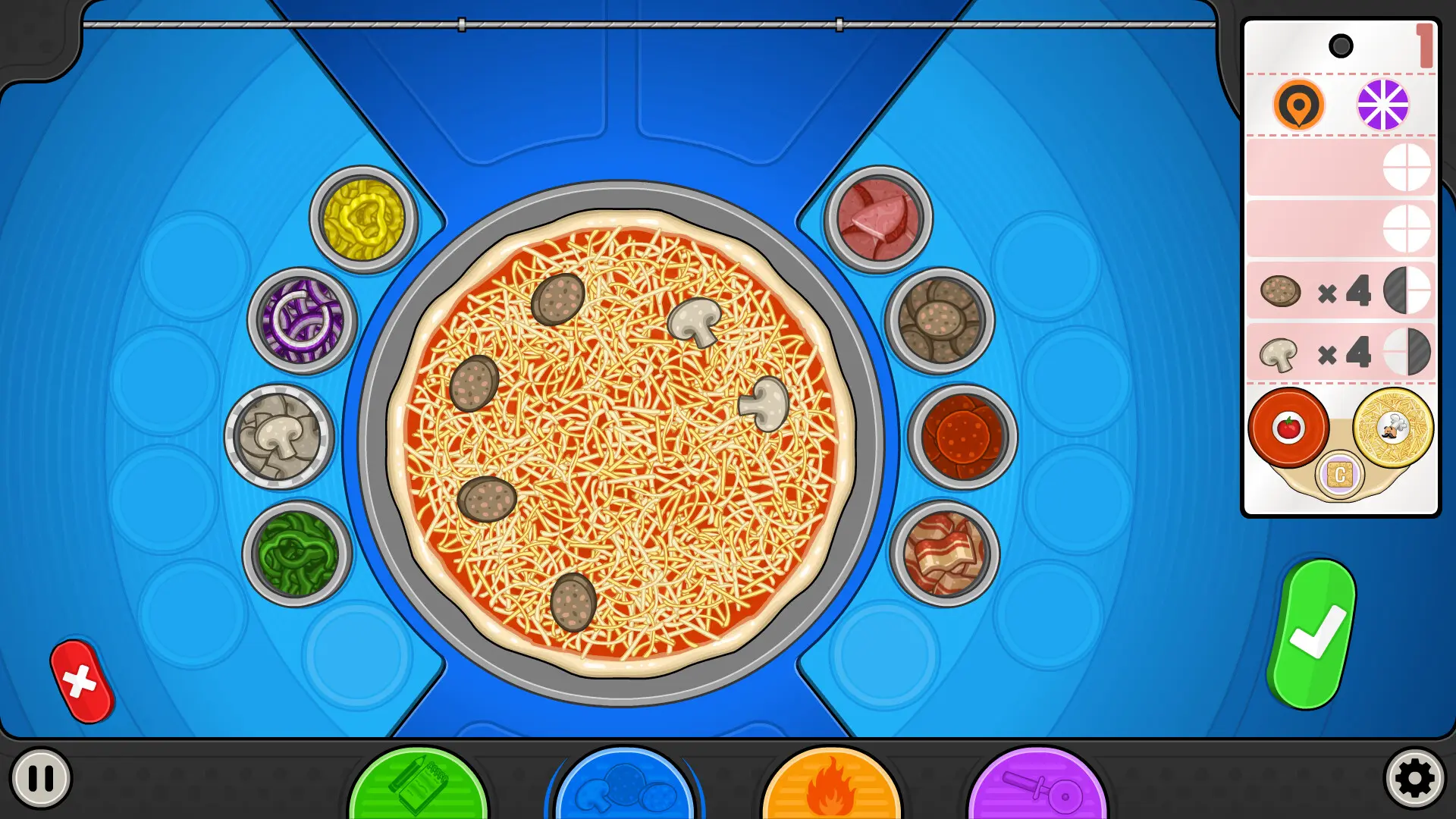 爸爸披萨店豪华版/Papa's Pizzeria Deluxe 游戏截图