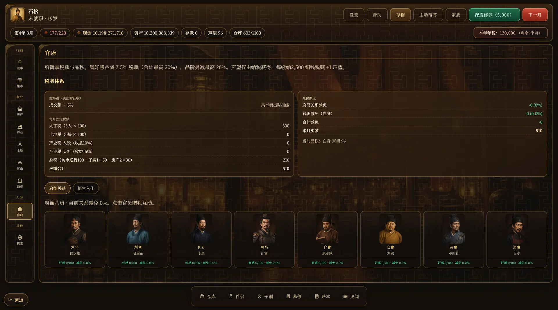 长安首富模拟器 游戏截图