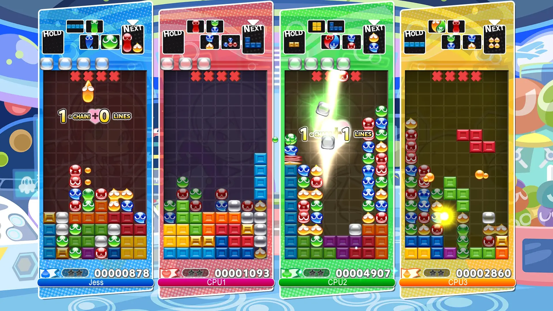噗哟噗哟俄罗斯方块-虚拟机版/Puyo Puyo Tetris HYPERVISOR 游戏截图