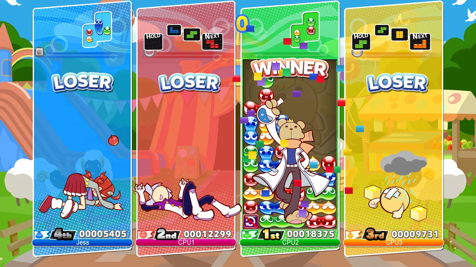 噗哟噗哟俄罗斯方块-虚拟机版/Puyo Puyo Tetris HYPERVISOR 游戏截图