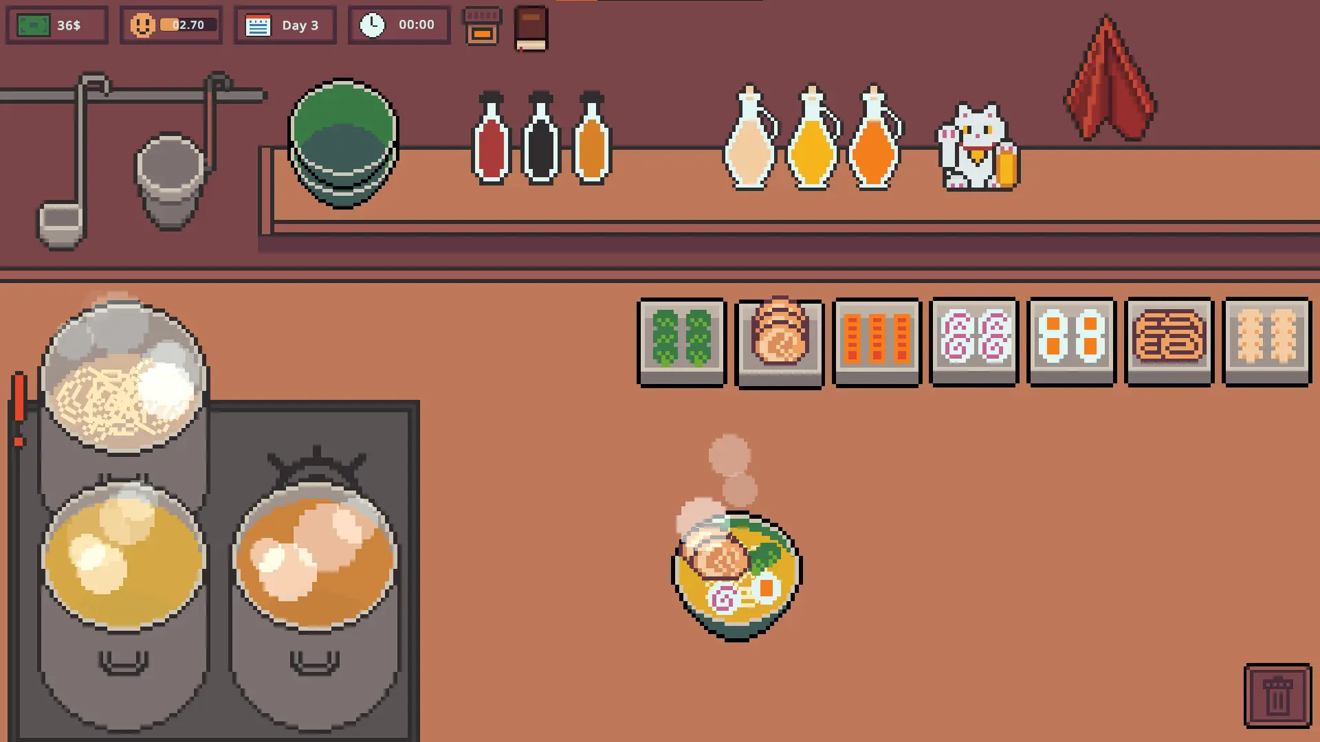 午夜拉面店/Midnight Ramen Shop 游戏截图