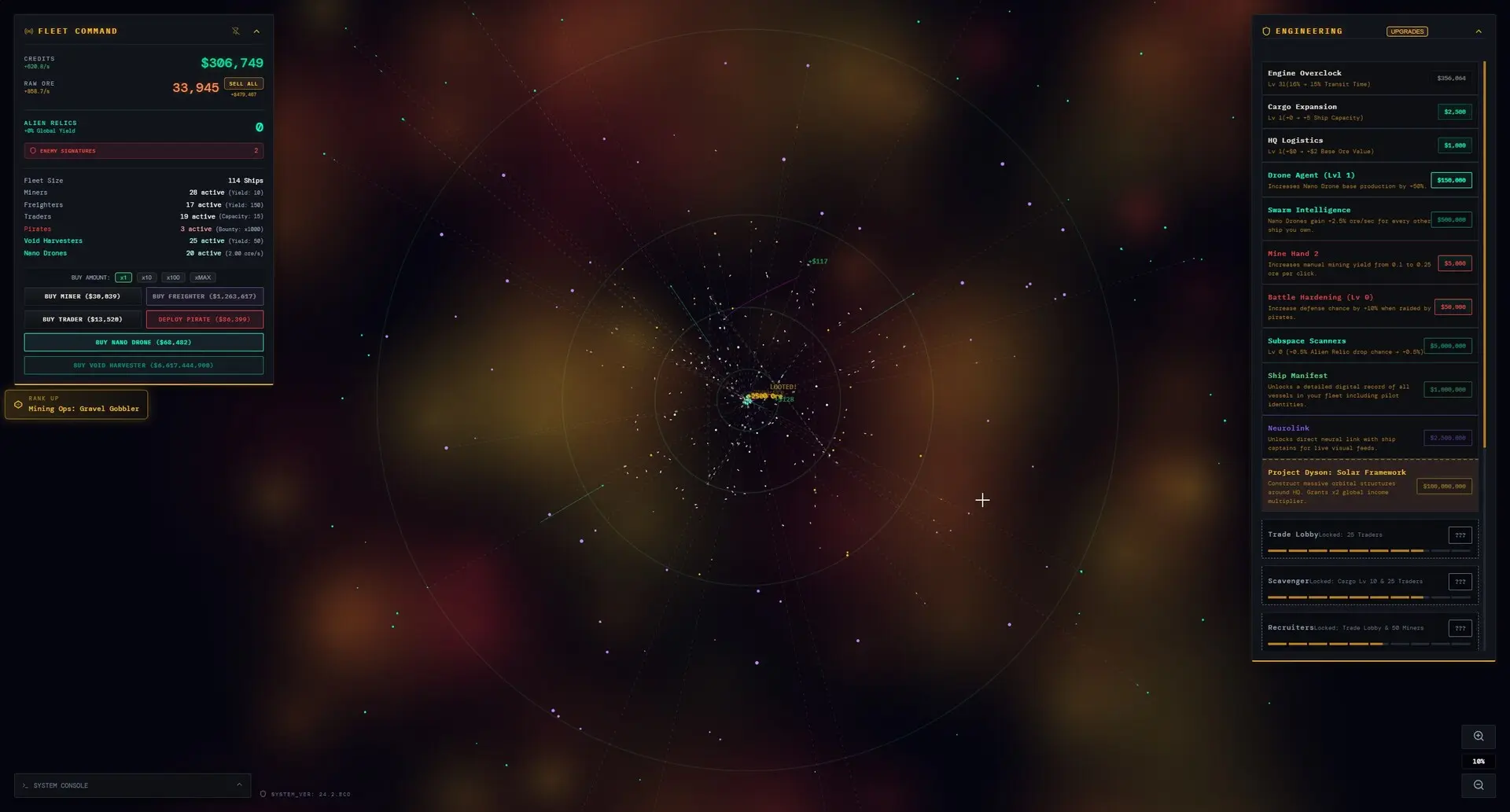 桌面空间:放置舰队/Desk Space: Idle Spacefleet clicker 游戏截图