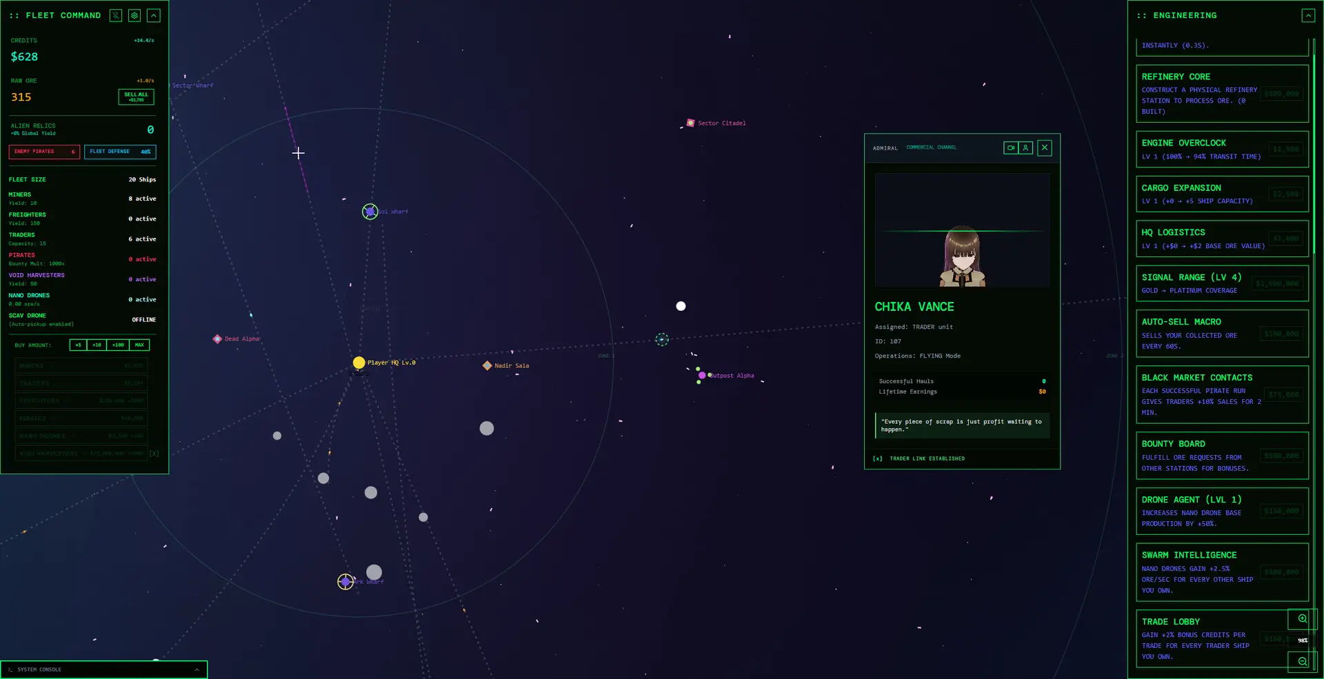 桌面空间:放置舰队/Desk Space: Idle Spacefleet clicker 游戏截图
