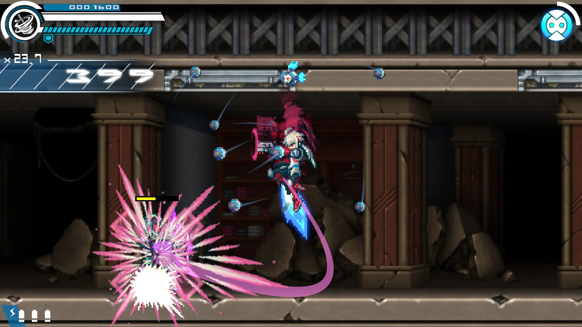 银白钢铁X 1+2 双重收藏辑/Gunvolt Chronicles: Luminous Avenger iX 1+2 Dual Collection 游戏截图