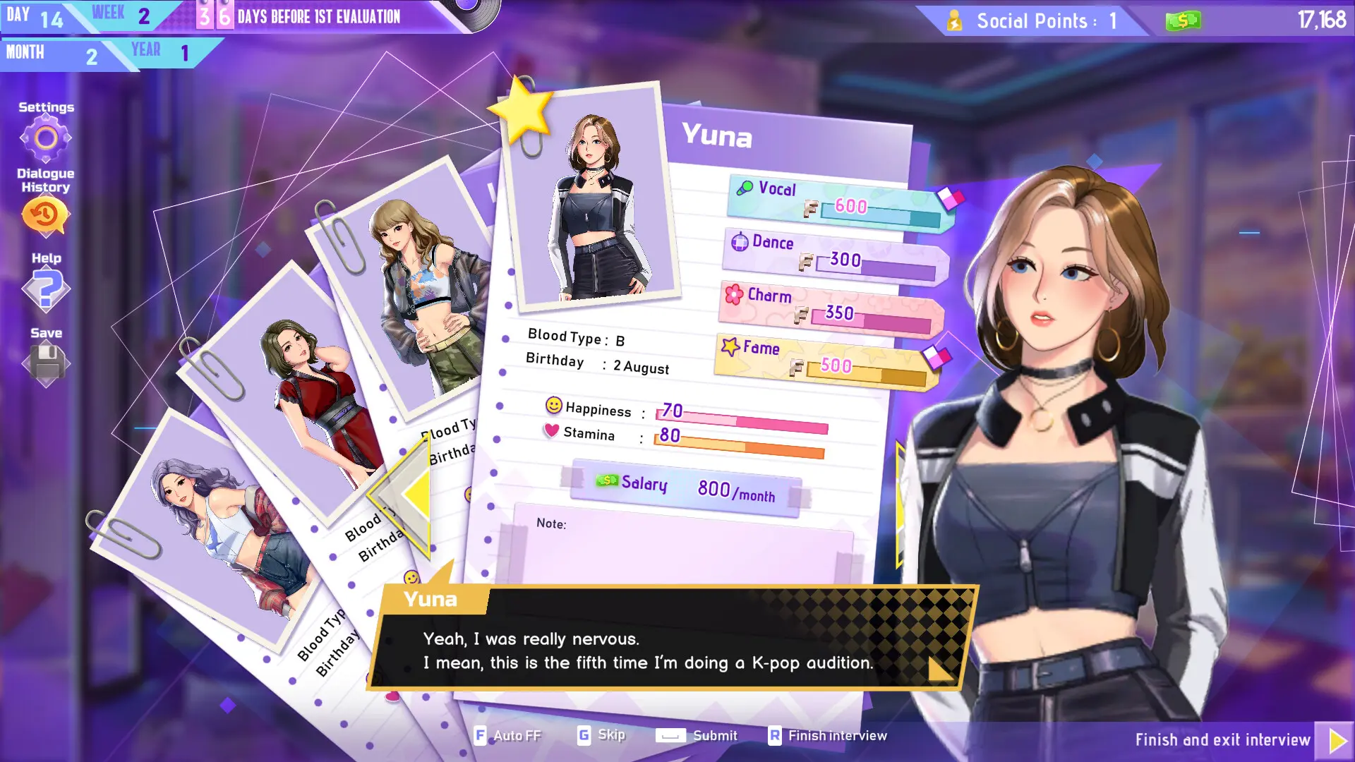 韩流偶像故事: 出道之路/K-pop Idol Stories: Road to Debut 游戏截图