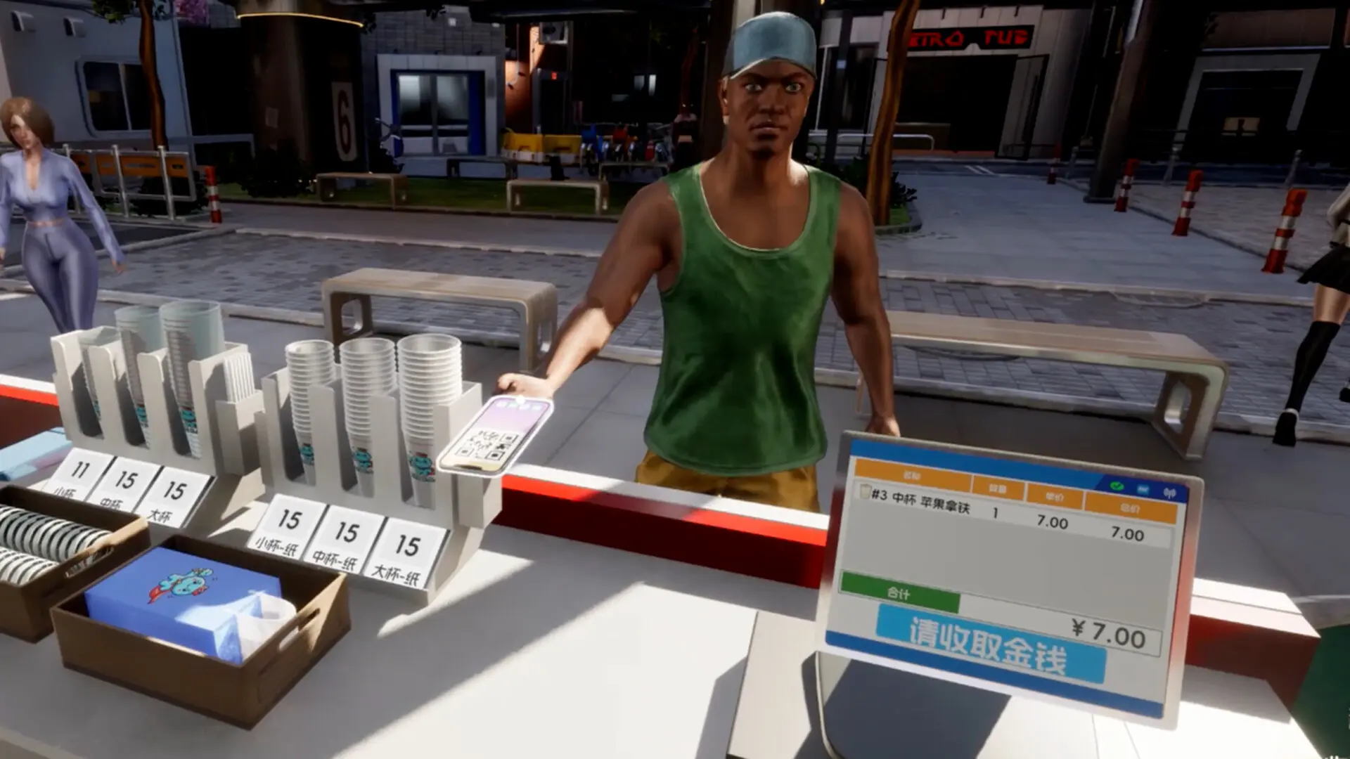 奶茶店模拟器 - 重生之我在冰堡甜城当店长/Boba Cafe Simulator 游戏截图