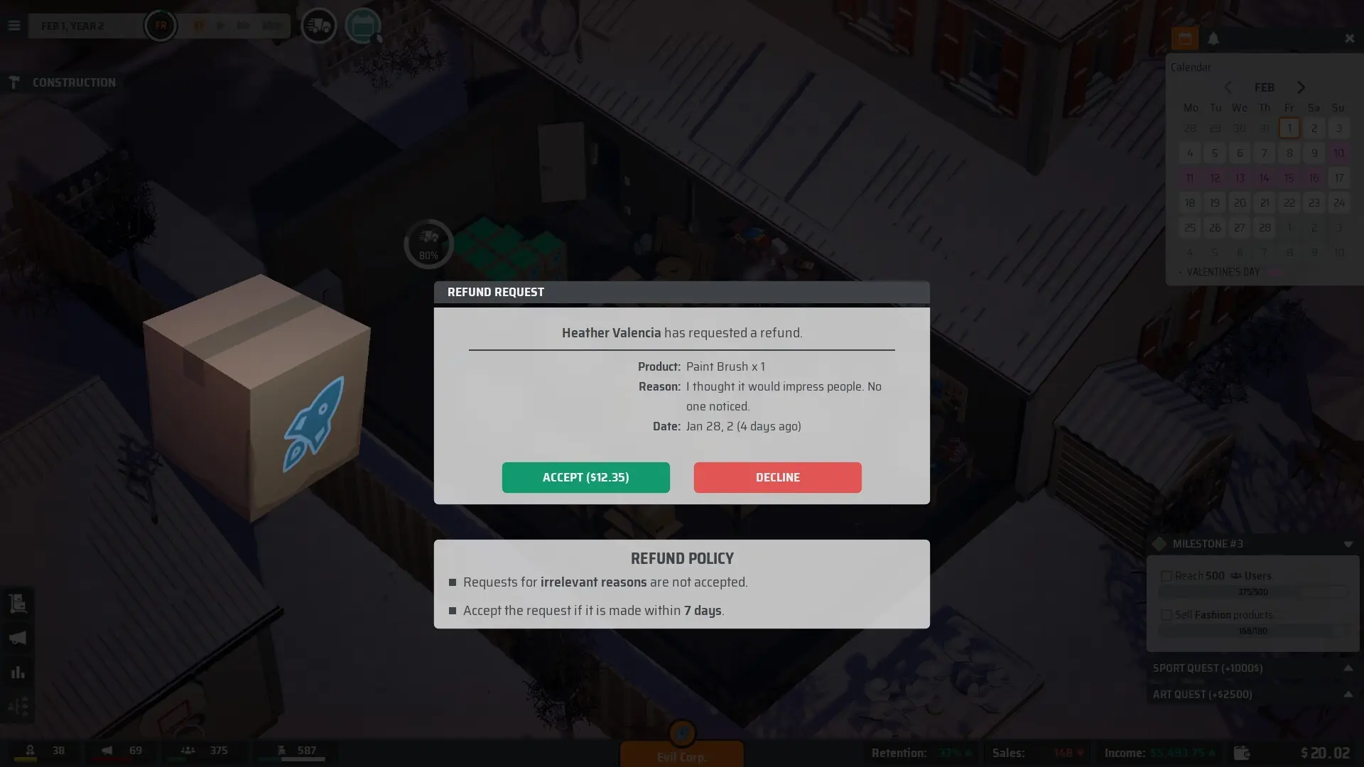 电商大亨/E-Shop Tycoon 游戏截图