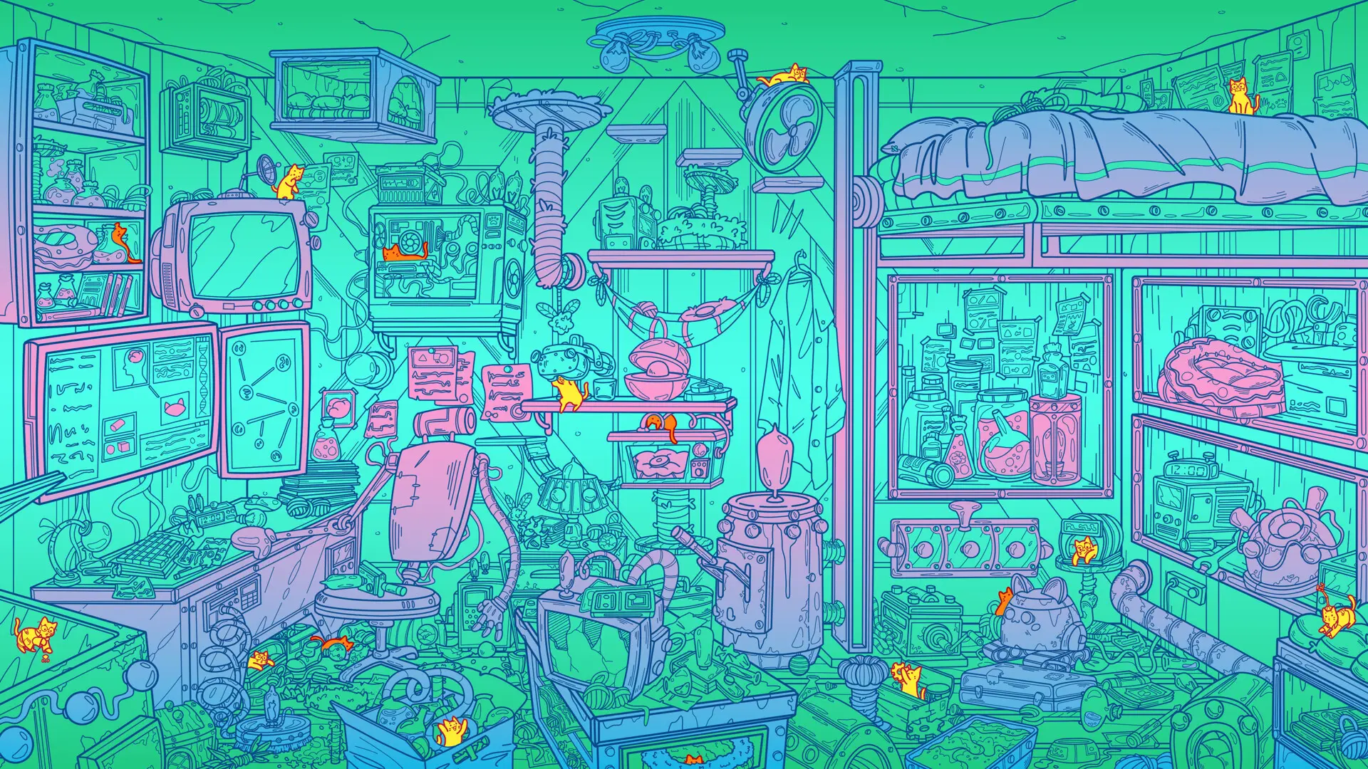 满屋猫咪/Flats Full of Cats 游戏截图