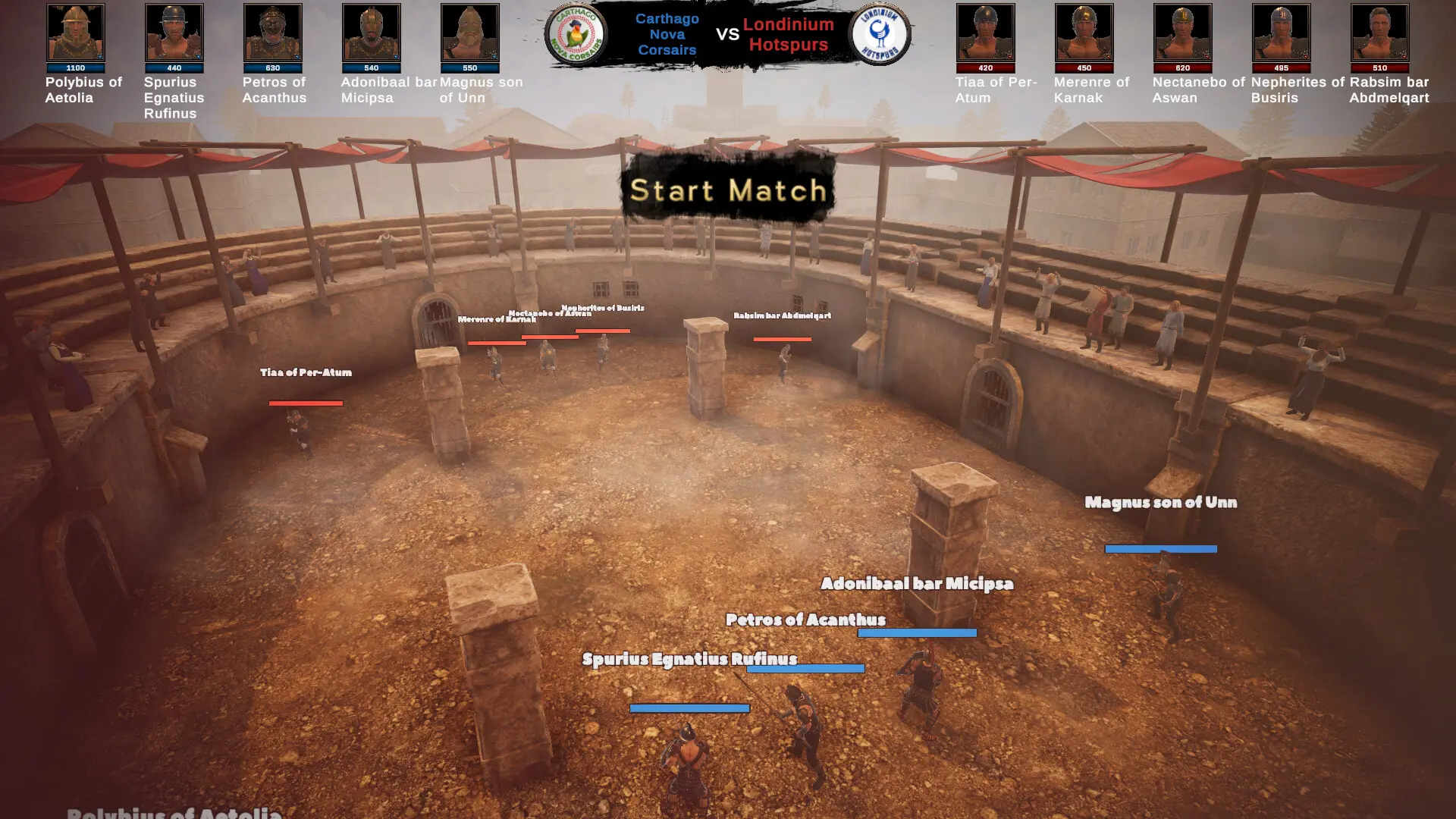 伟大角斗士学院：角斗士管理模拟器/Ludus Magnatus: Gladiator Manager Simulator 游戏截图