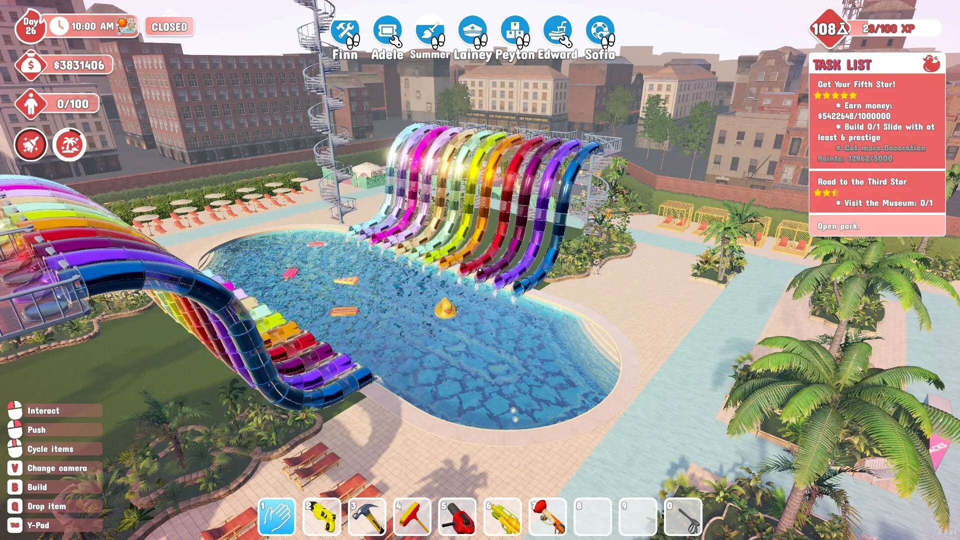 水上乐园模拟器/Waterpark Simulator/支持网络联机 游戏截图